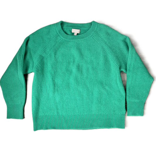 Sweater Cashmere By J. Crew In Green, Size: L