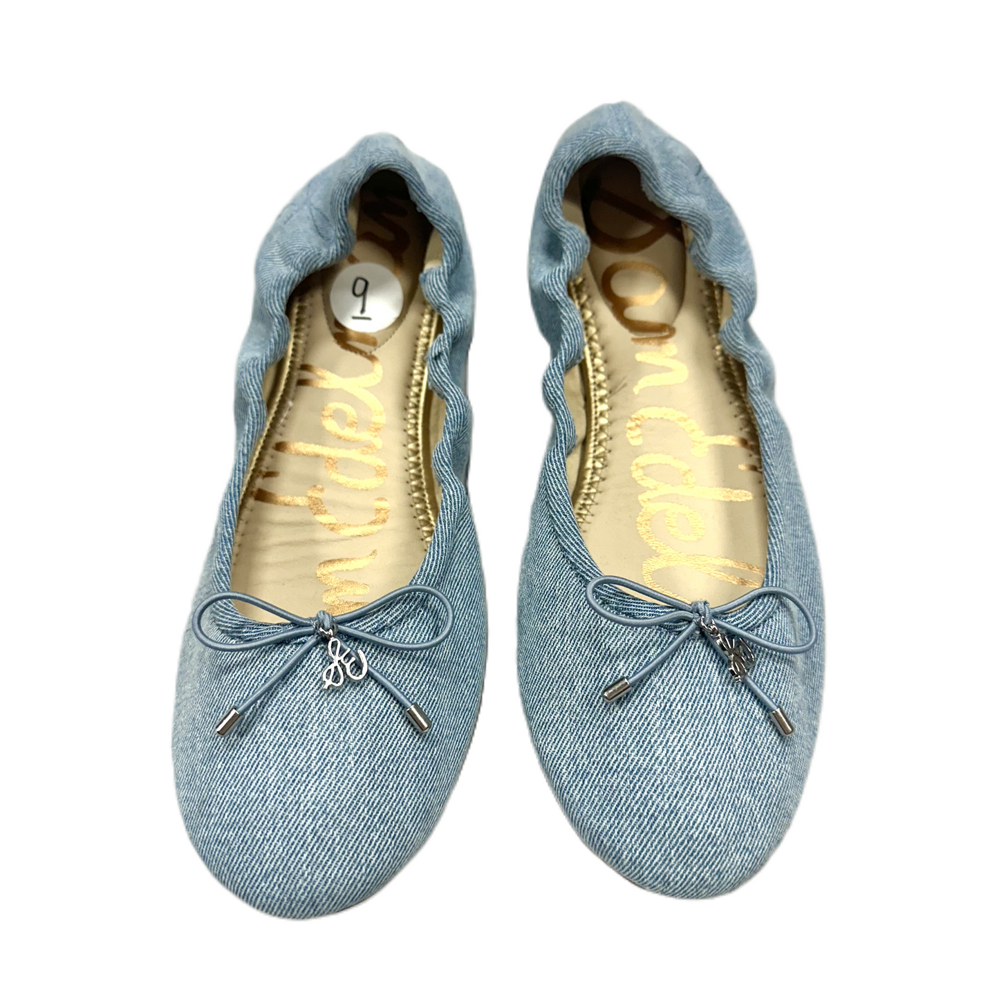 Shoes Flats By Sam Edelman In Blue Denim, Size: 9