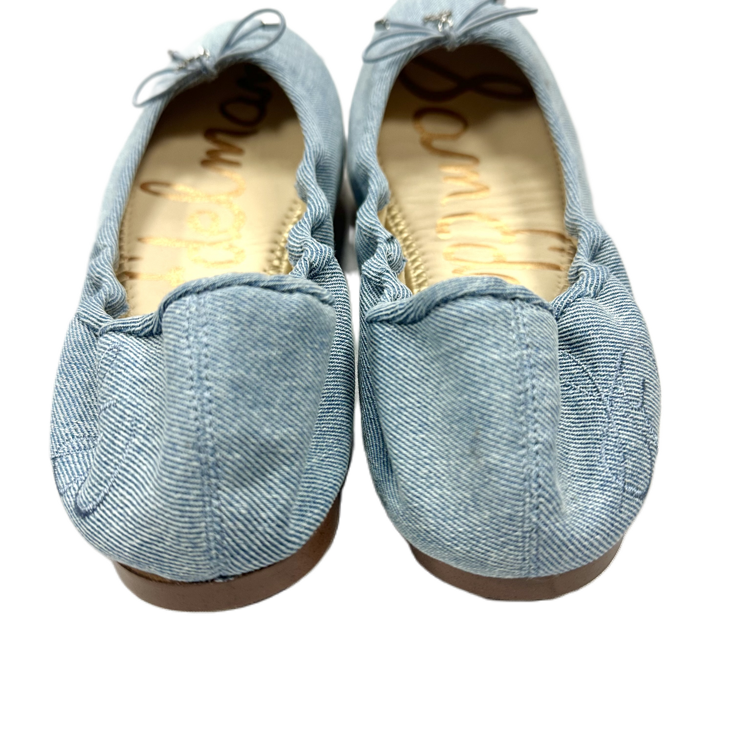 Shoes Flats By Sam Edelman In Blue Denim, Size: 9