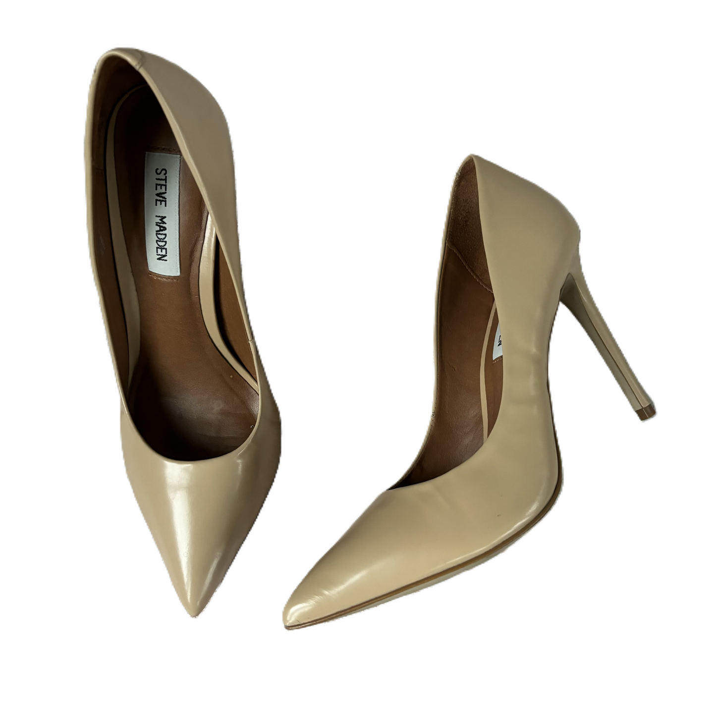 Shoes Heels Stiletto By Steve Madden In Tan, Size: 8.5