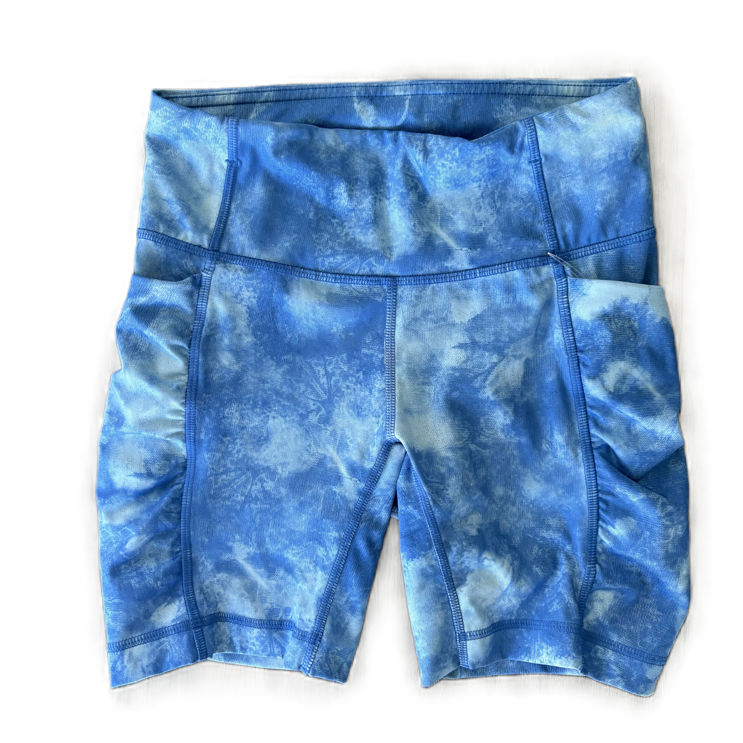 Athletic Shorts By Lululemon In Tie Dye Print, Size: 2