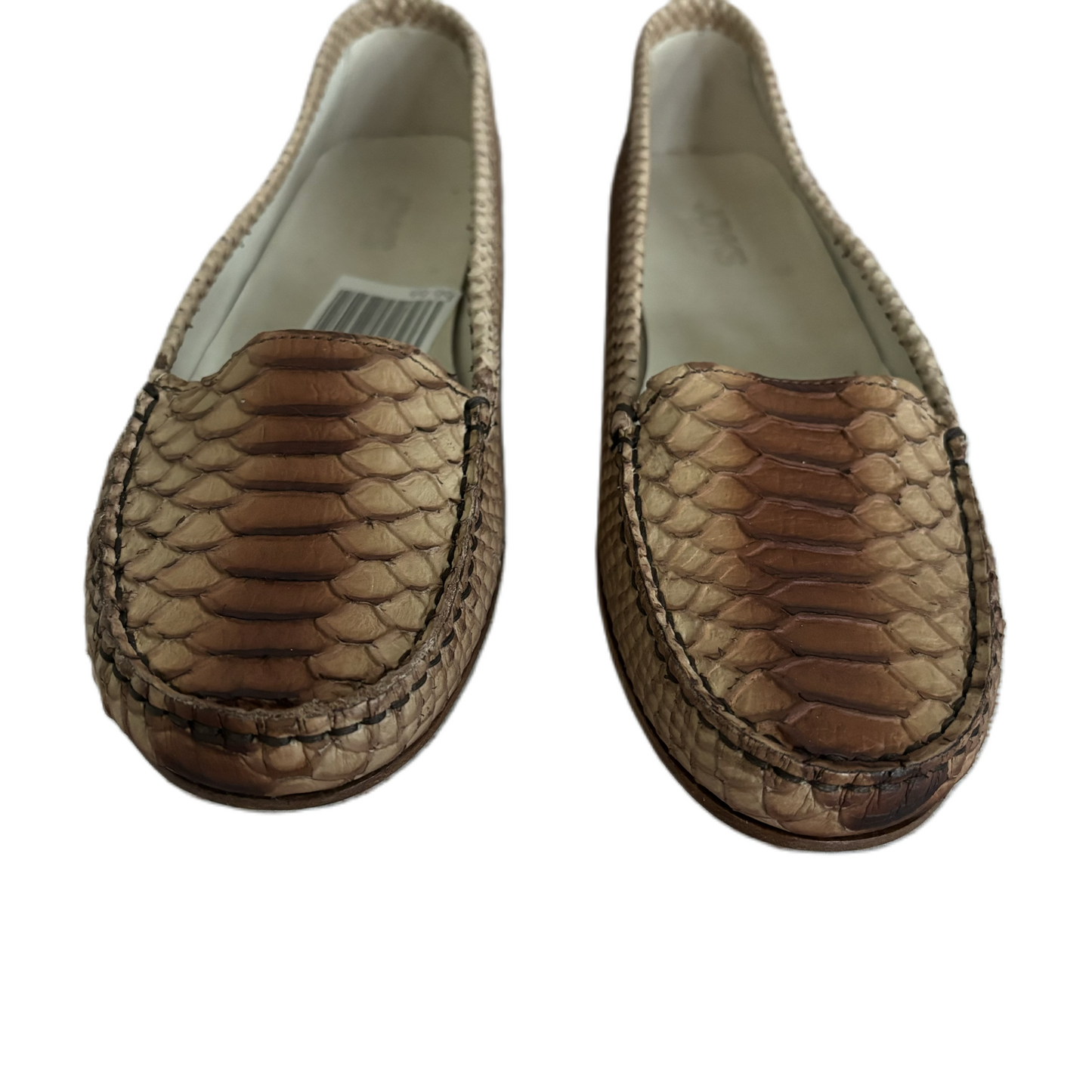 Shoes Flats By Joyks In Snakeskin Print, Size: 11