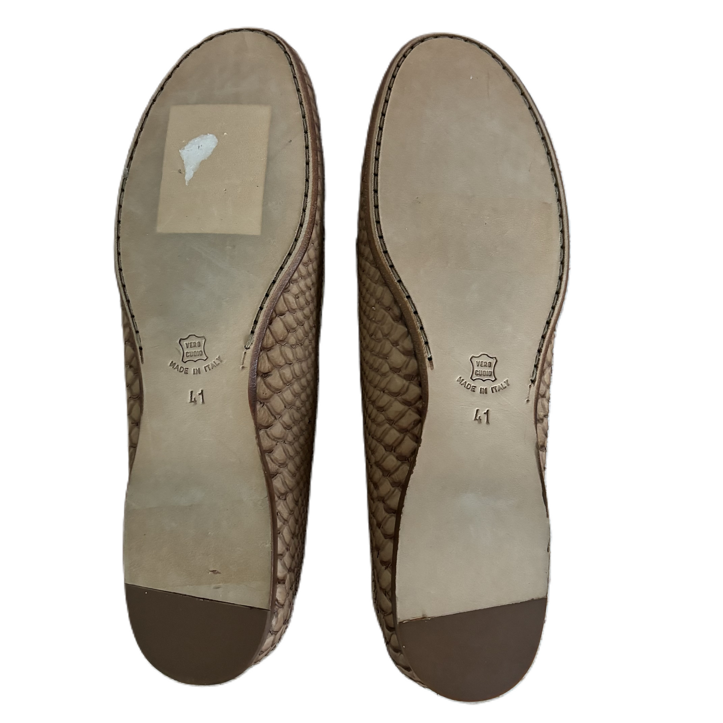 Shoes Flats By Joyks In Snakeskin Print, Size: 11