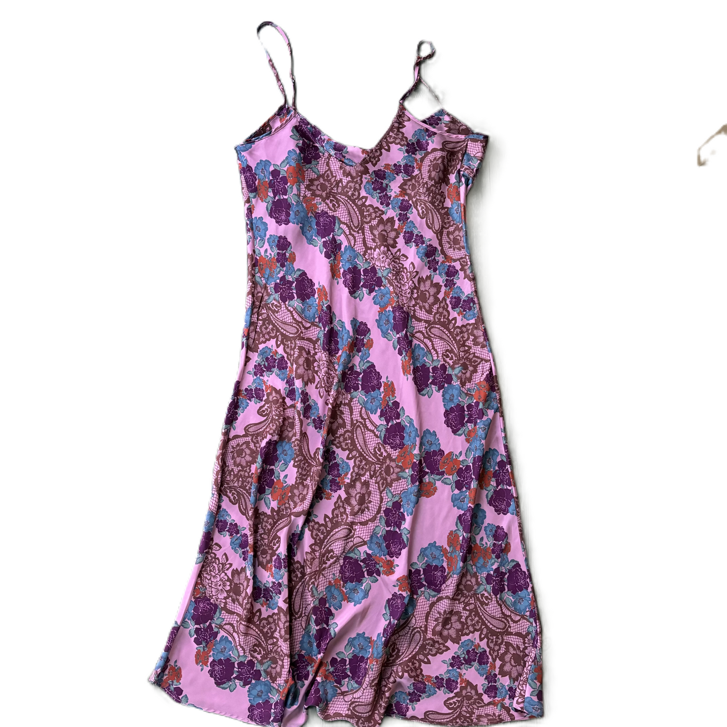 Dress Casual Midi By Free People In Floral Print, Size: L