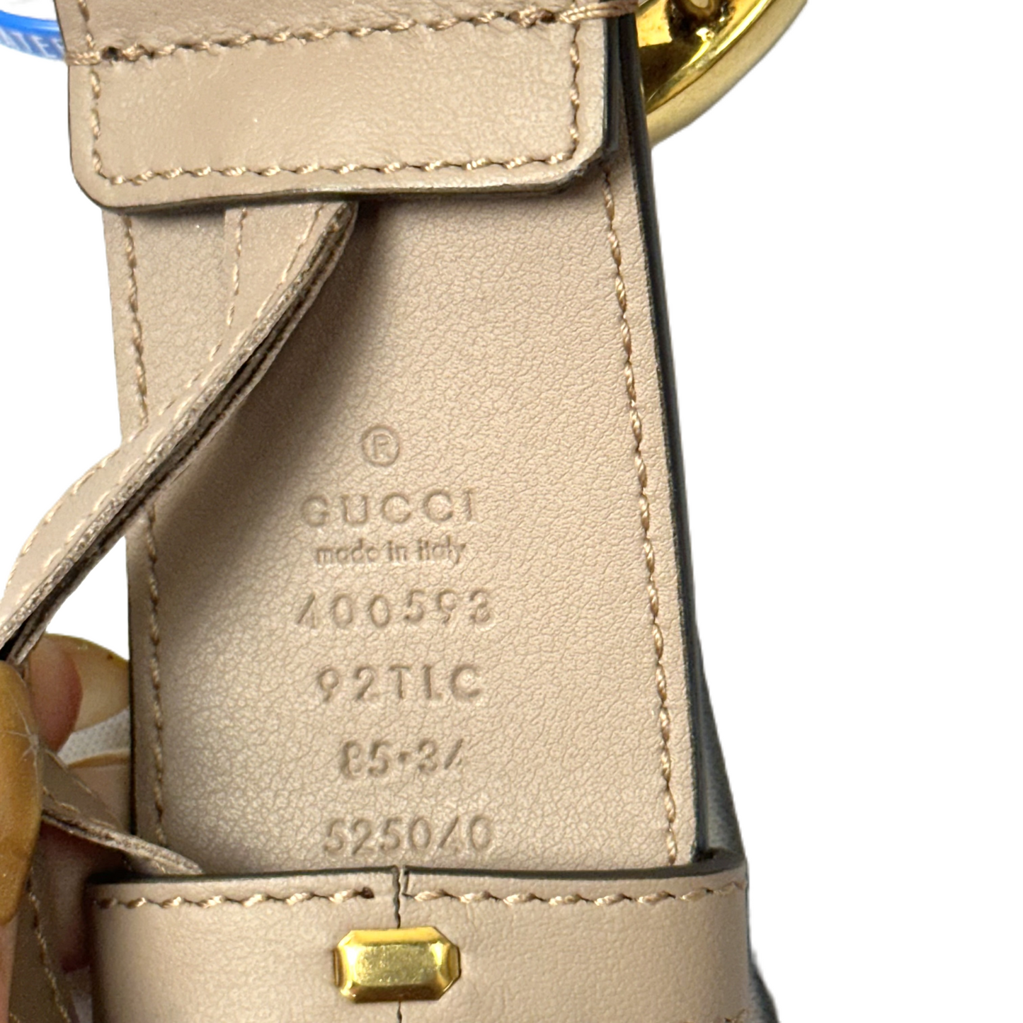 Belt Luxury Designer By Gucci, Size: S