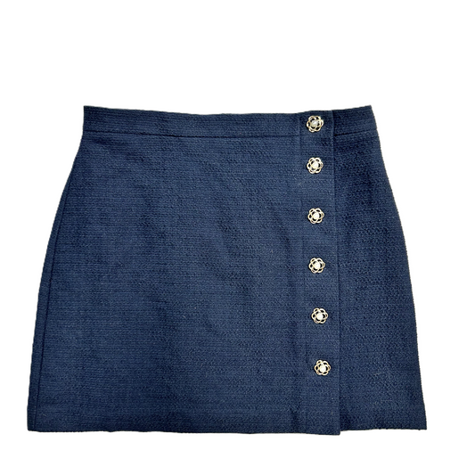 Skirt Mini & Short By Ann Taylor In Navy, Size: 14