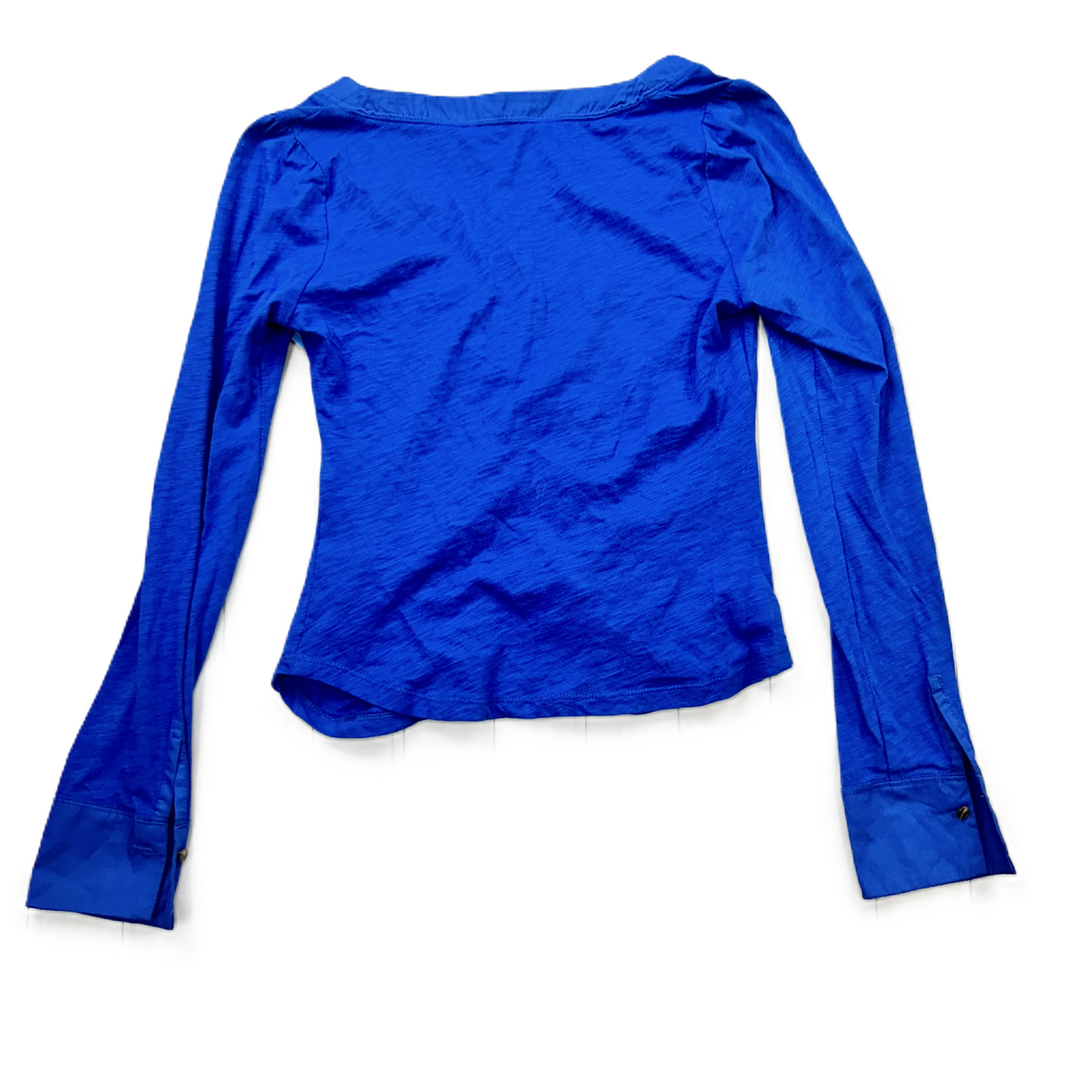 Top Long Sleeve By Anthropologie In Blue, Size: Xs