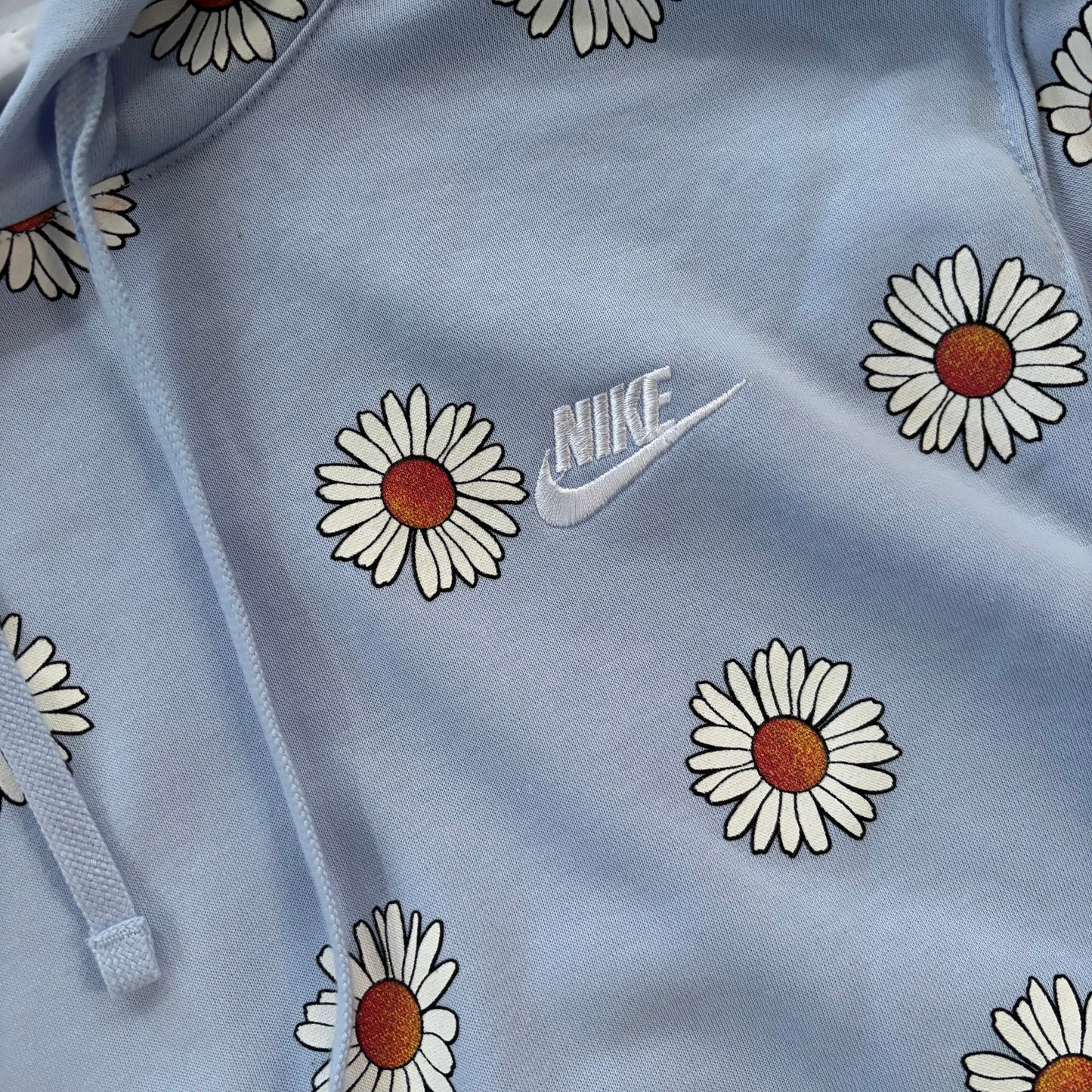 Athletic Sweatshirt Hoodie By Nike Apparel In Floral Print, Size: S