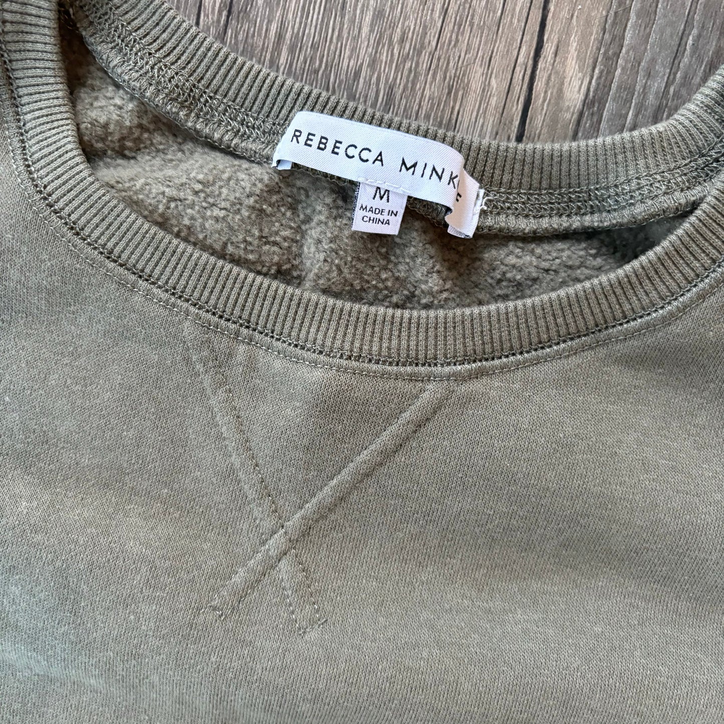 Sweatshirt Designer By Rebecca Minkoff In Green, Size: M