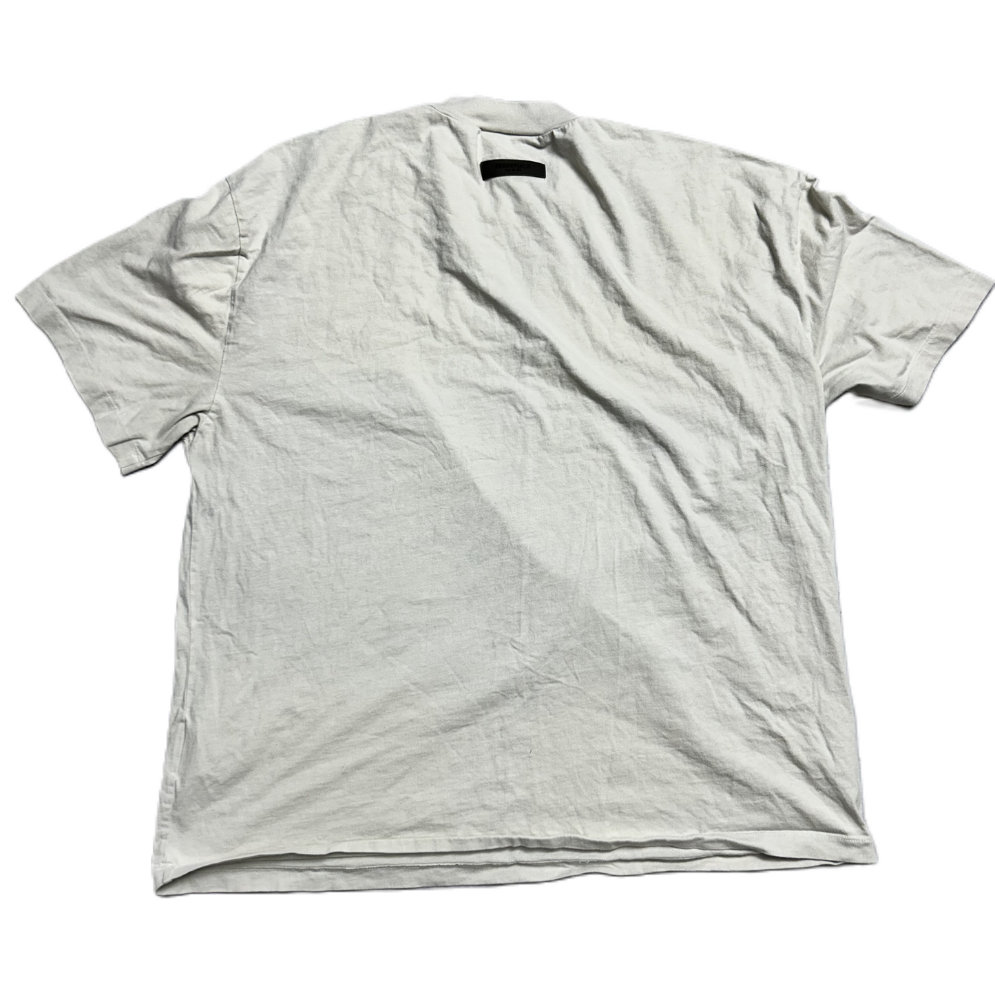 Top Short Sleeve By Essentials Fear Of God In Cream, Size: 1x