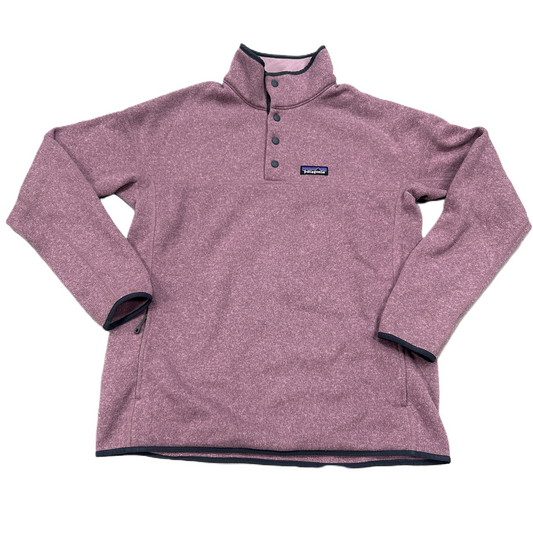 Jacket Fleece By Patagonia In Purple, Size: L