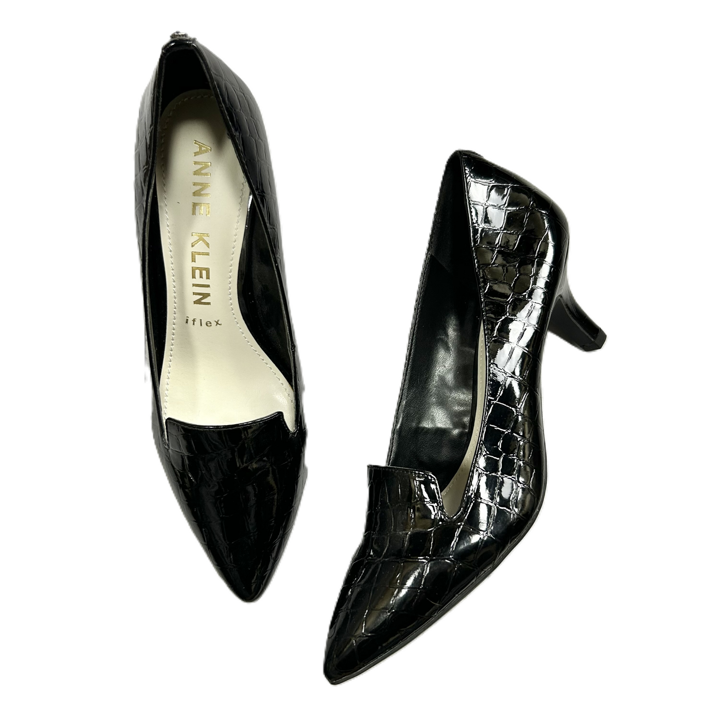 Shoes Heels Kitten By Anne Klein In Black, Size: 9