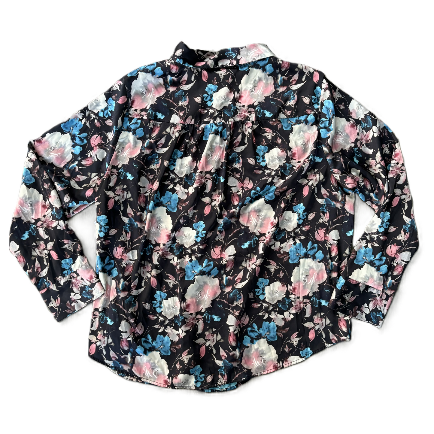 Blouse Long Sleeve By Torrid In Floral Print, Size: 2x