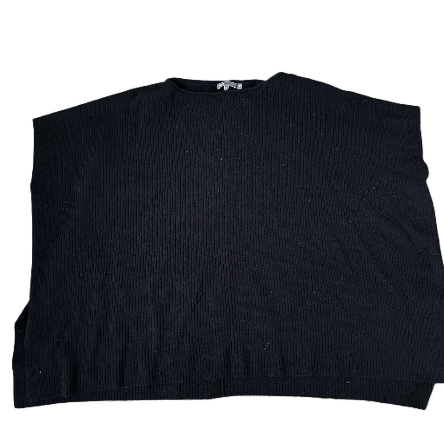 Sweater Short Sleeve By Vince In Black, Size: S