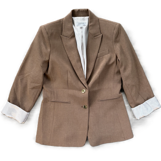 Blazer By Tahari By Arthur Levine In Brown, Size: S