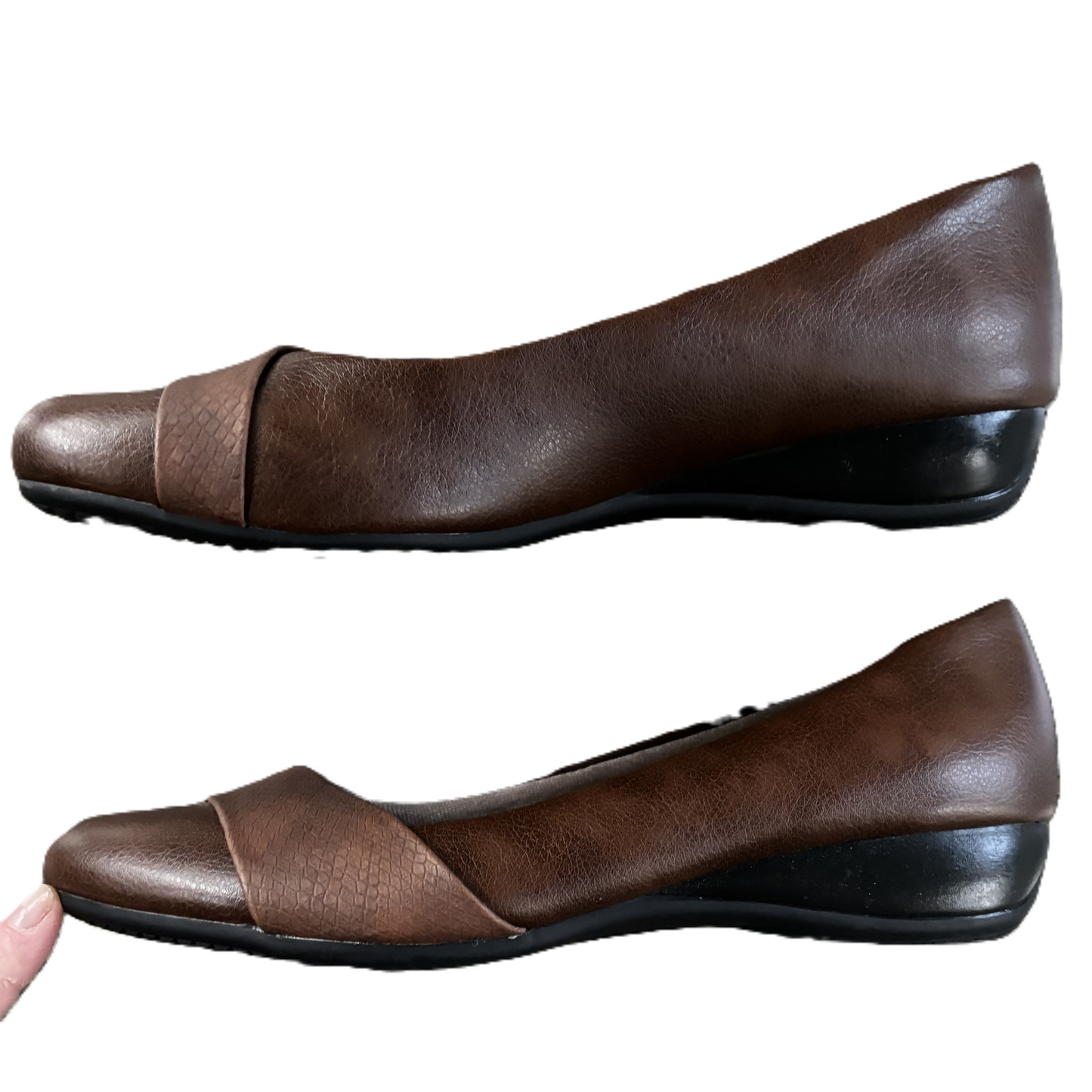 Shoes Flats By Life Stride In Brown, Size: 9.5