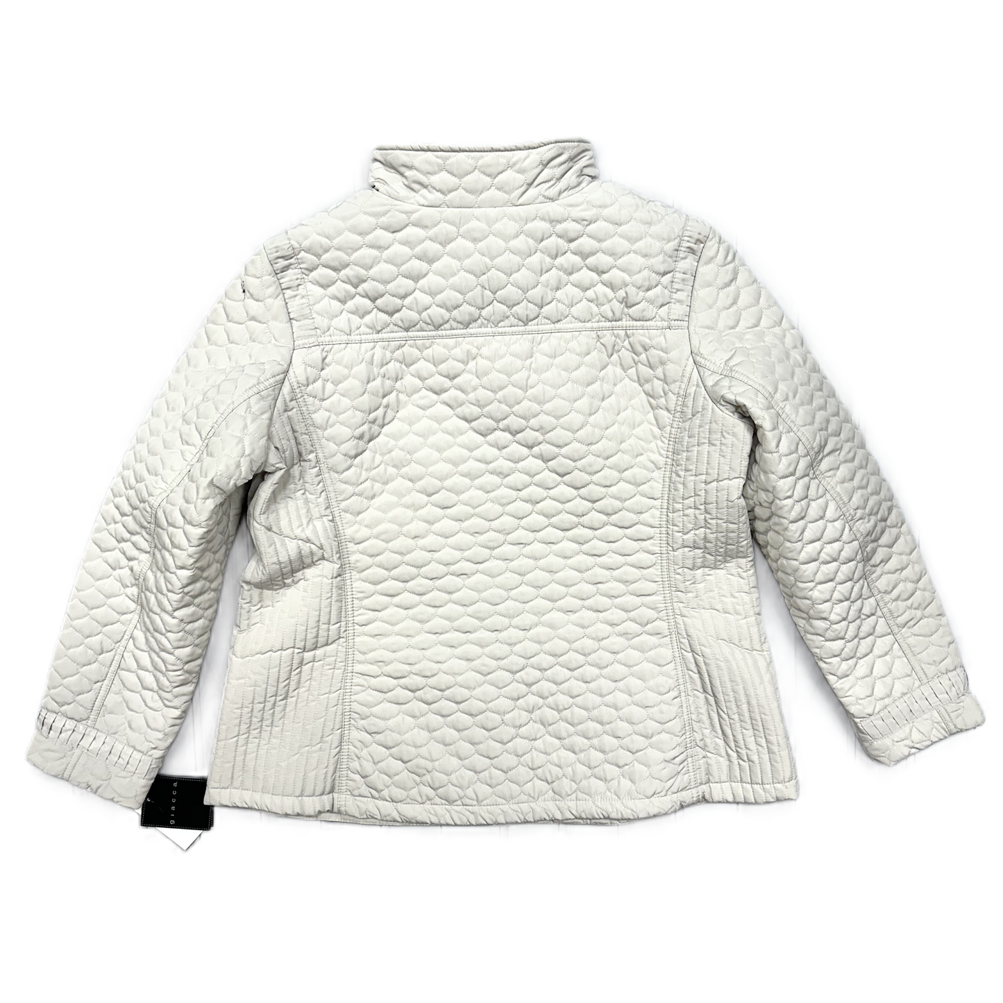 Jacket Puffer & Quilted By Giacca In Grey, Size: 1x