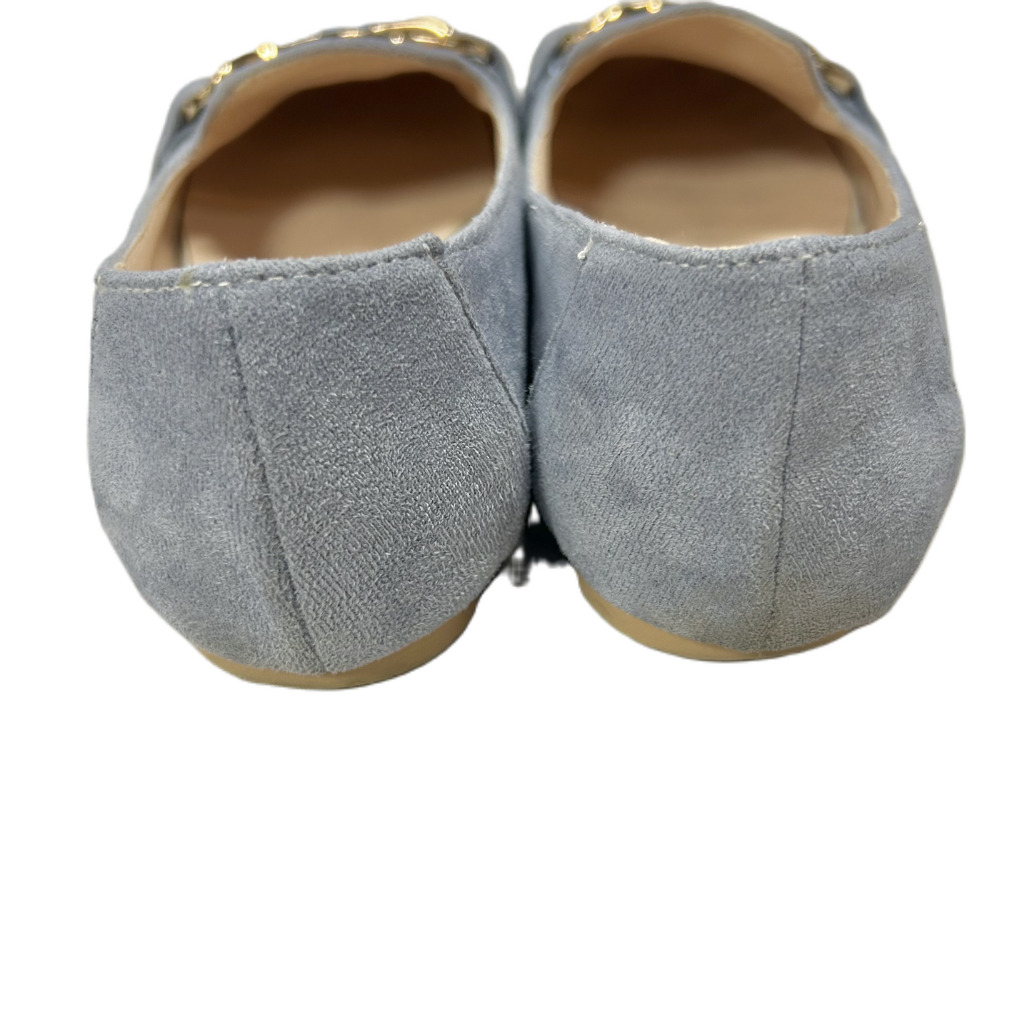 Shoes Flats In Blue, Size: 6