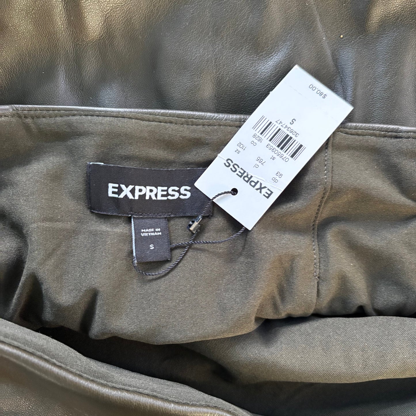 Skirt Midi By Express In Green, Size: S