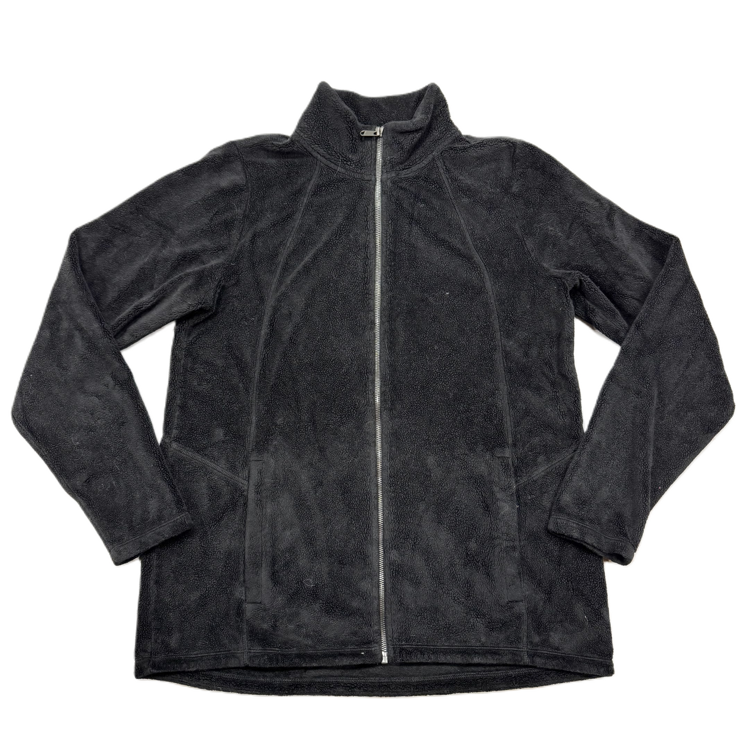 Athletic Jacket By Athleta In Black, Size: Lt