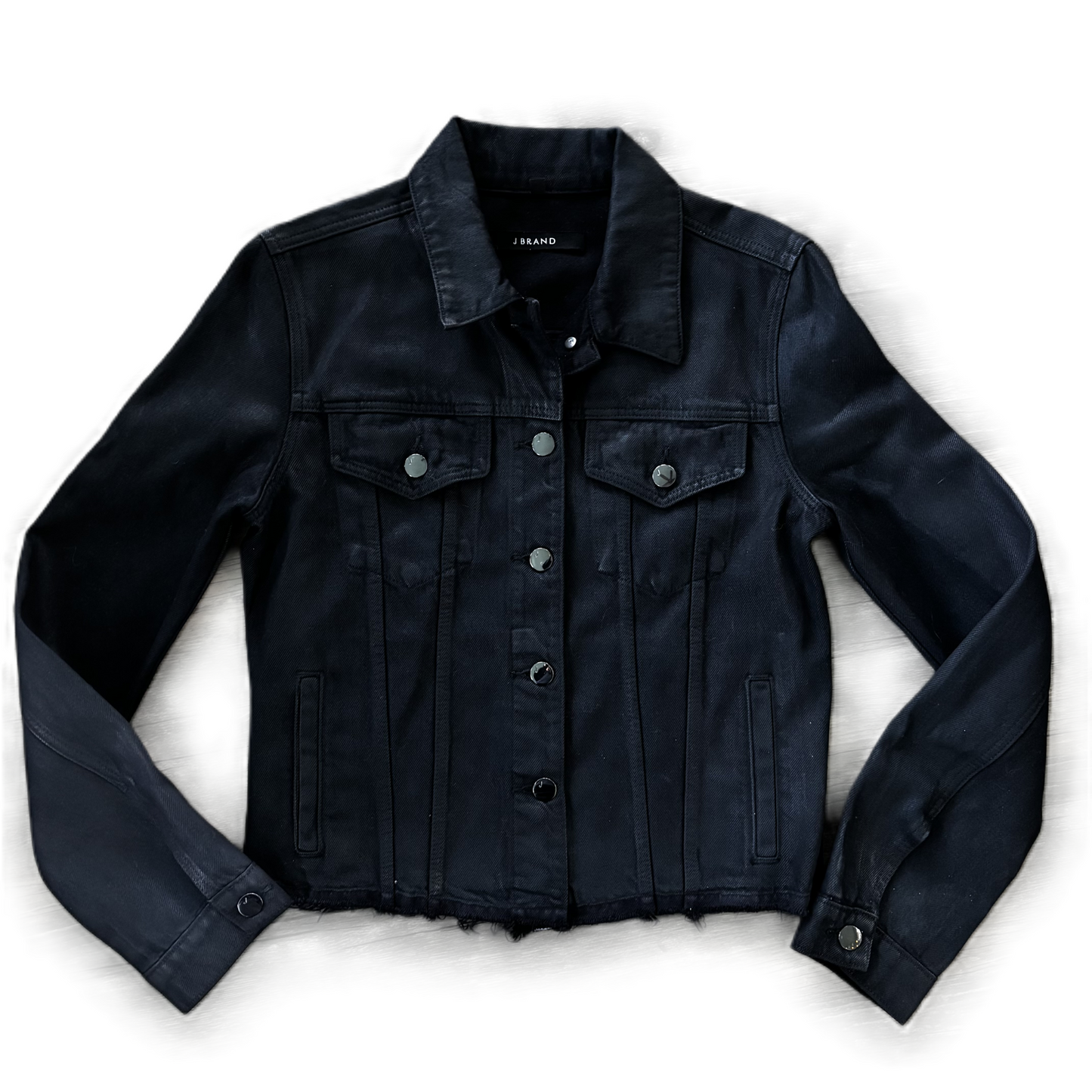 Jacket Denim By J Brand In Navy, Size: S