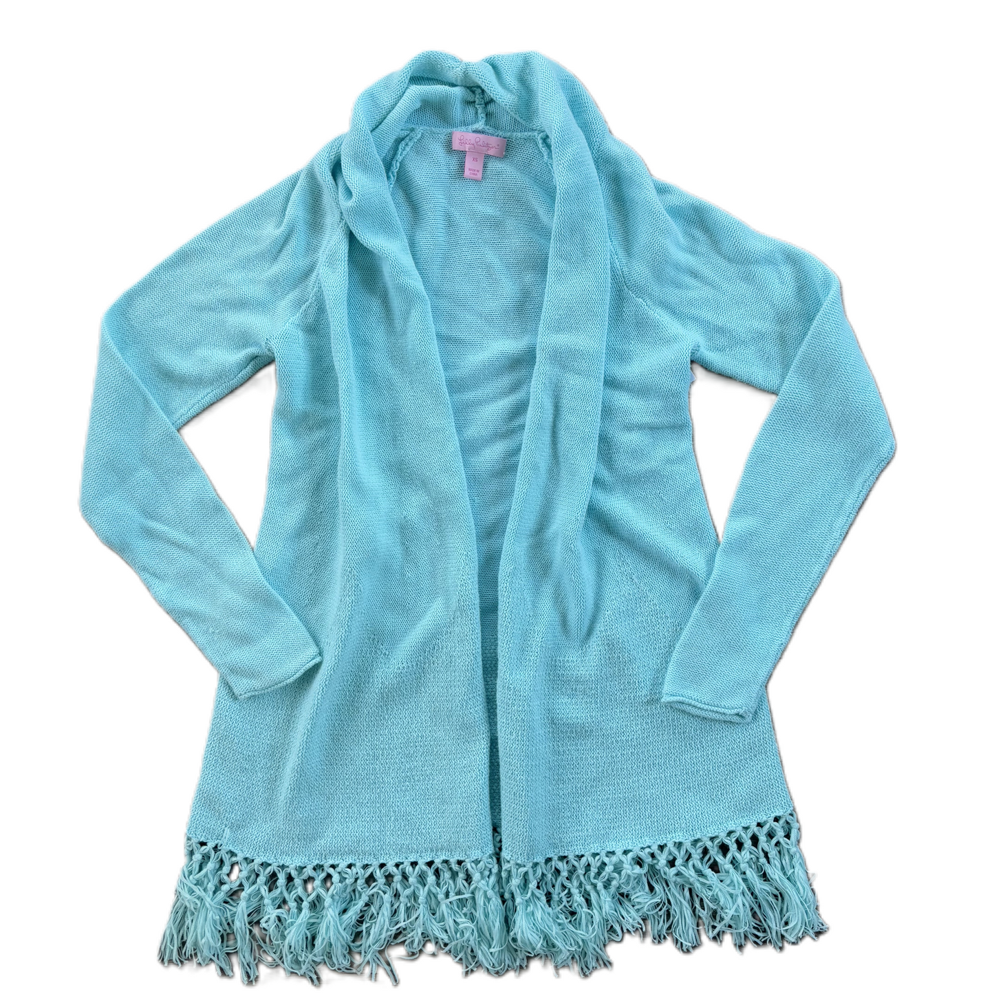 Sweater Cardigan Designer By Lilly Pulitzer In Blue, Size: Xs