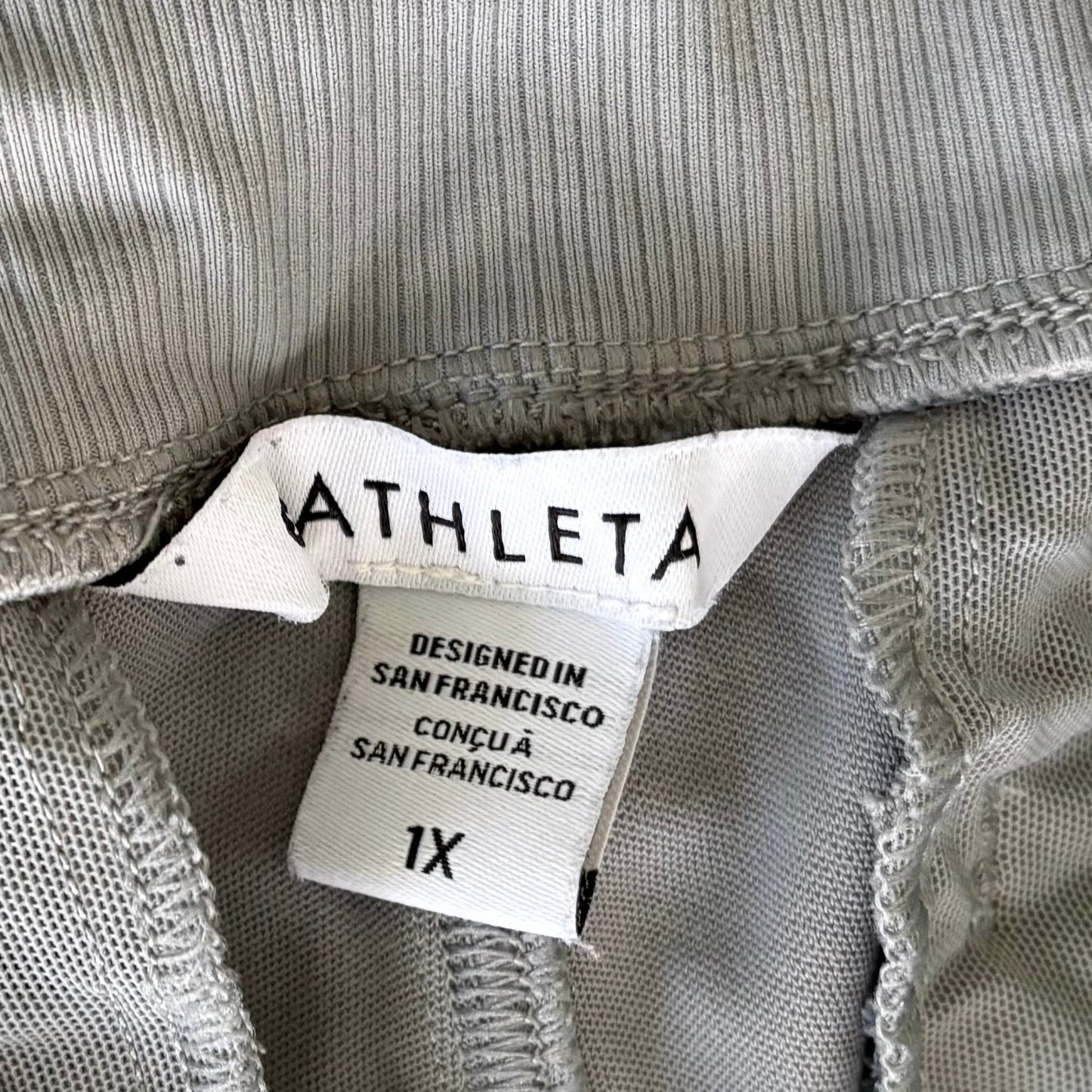 Athletic Pants By Athleta In Grey, Size: 1x