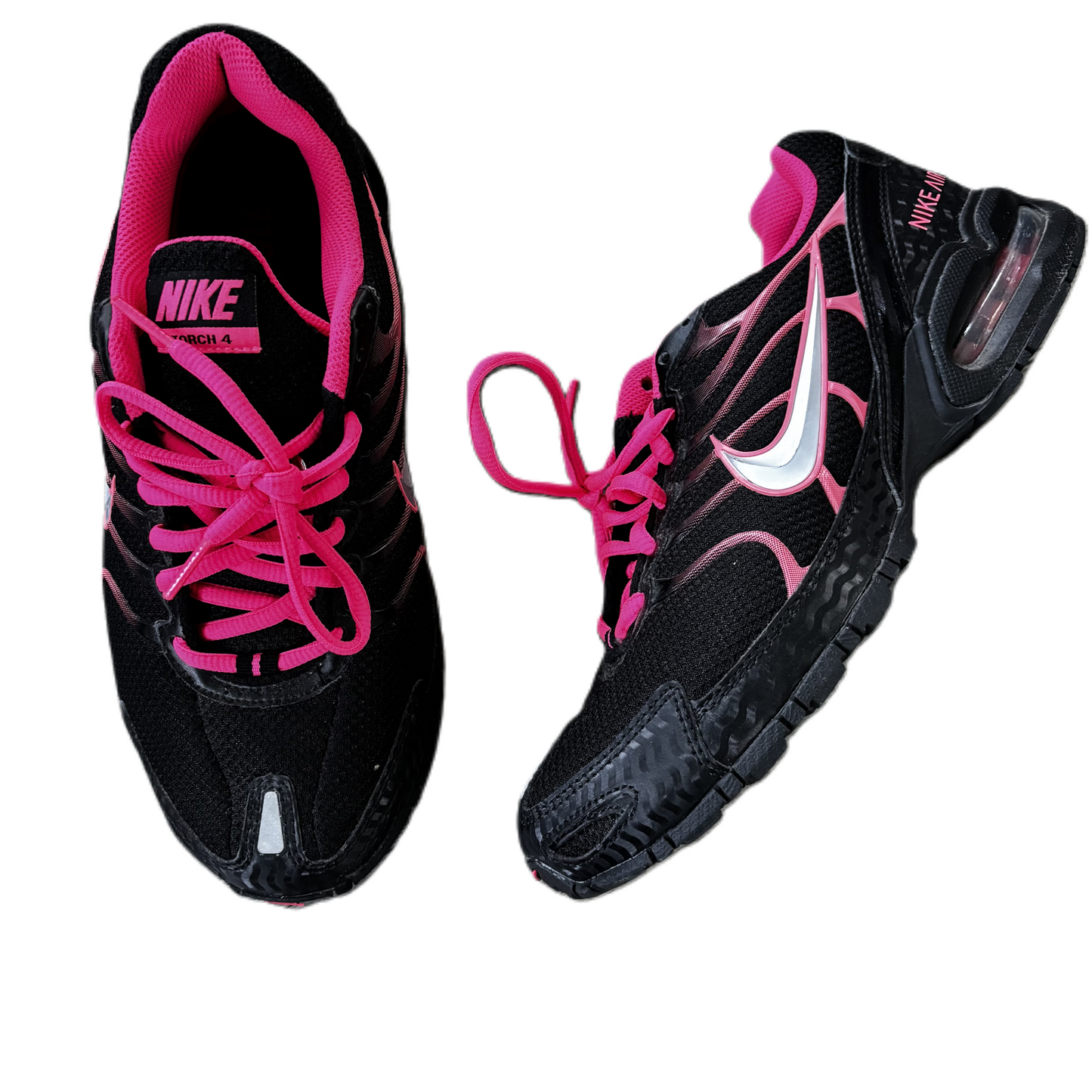 Shoes Athletic By Nike In Black & Pink, Size: 9