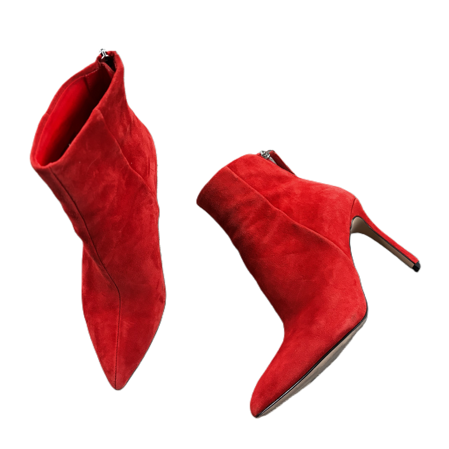 Boots Ankle Heels By Steve Madden In Red, Size: 6