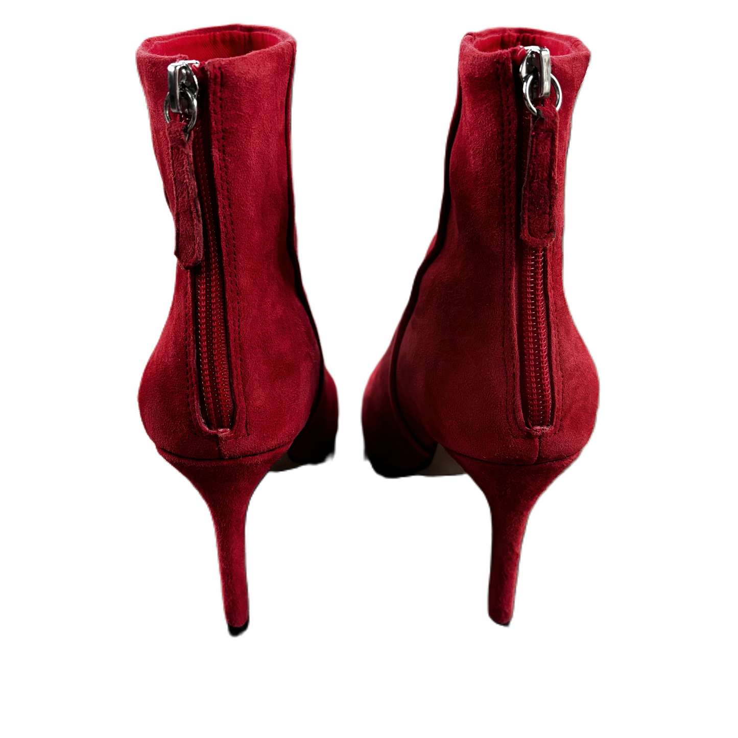 Boots Ankle Heels By Steve Madden In Red, Size: 6