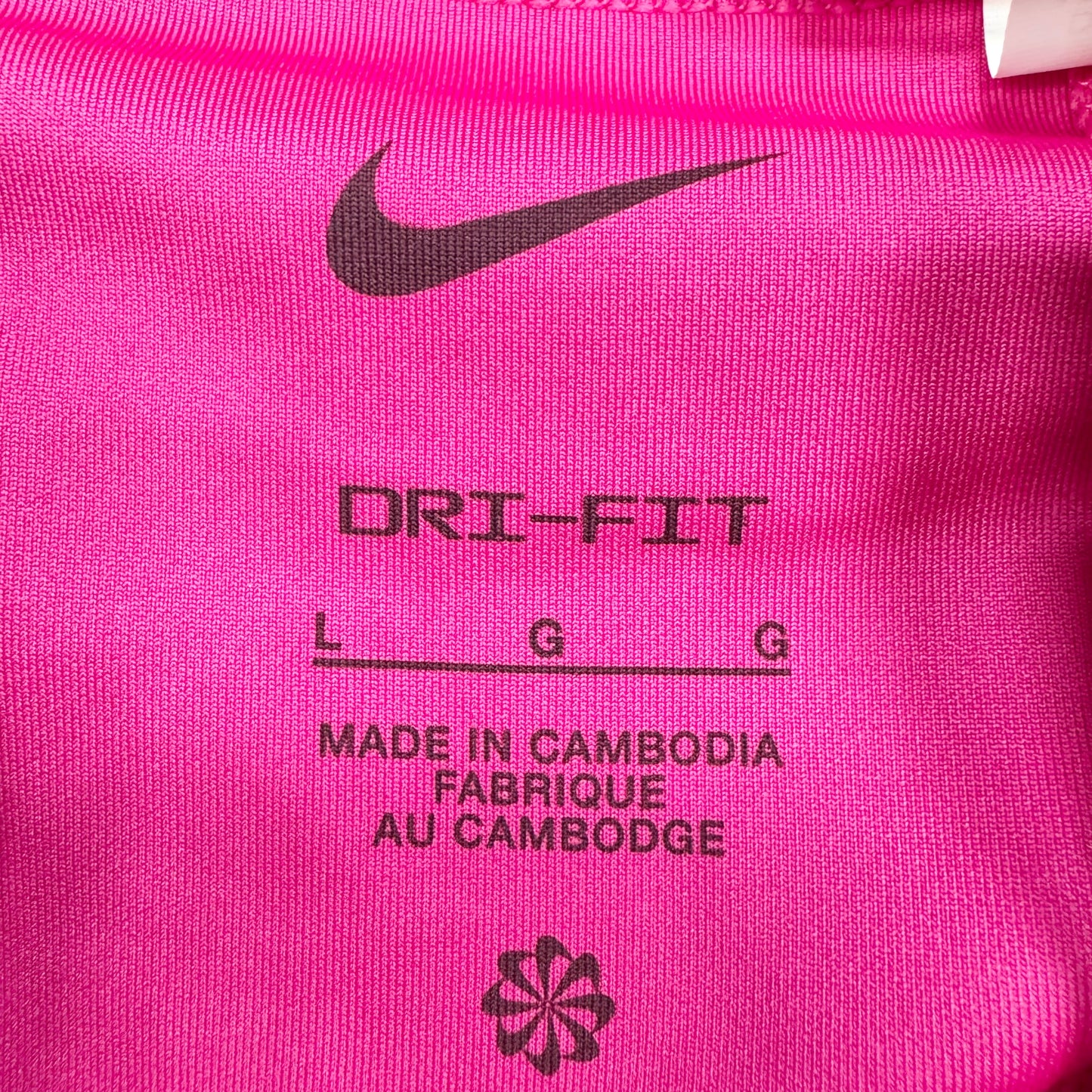 Athletic Skort By Nike Apparel In Pink, Size: L