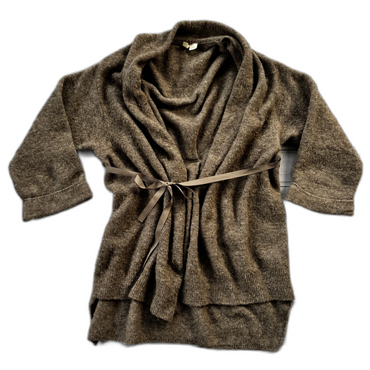 Sweater Cardigan By Moth In Brown, Size: S