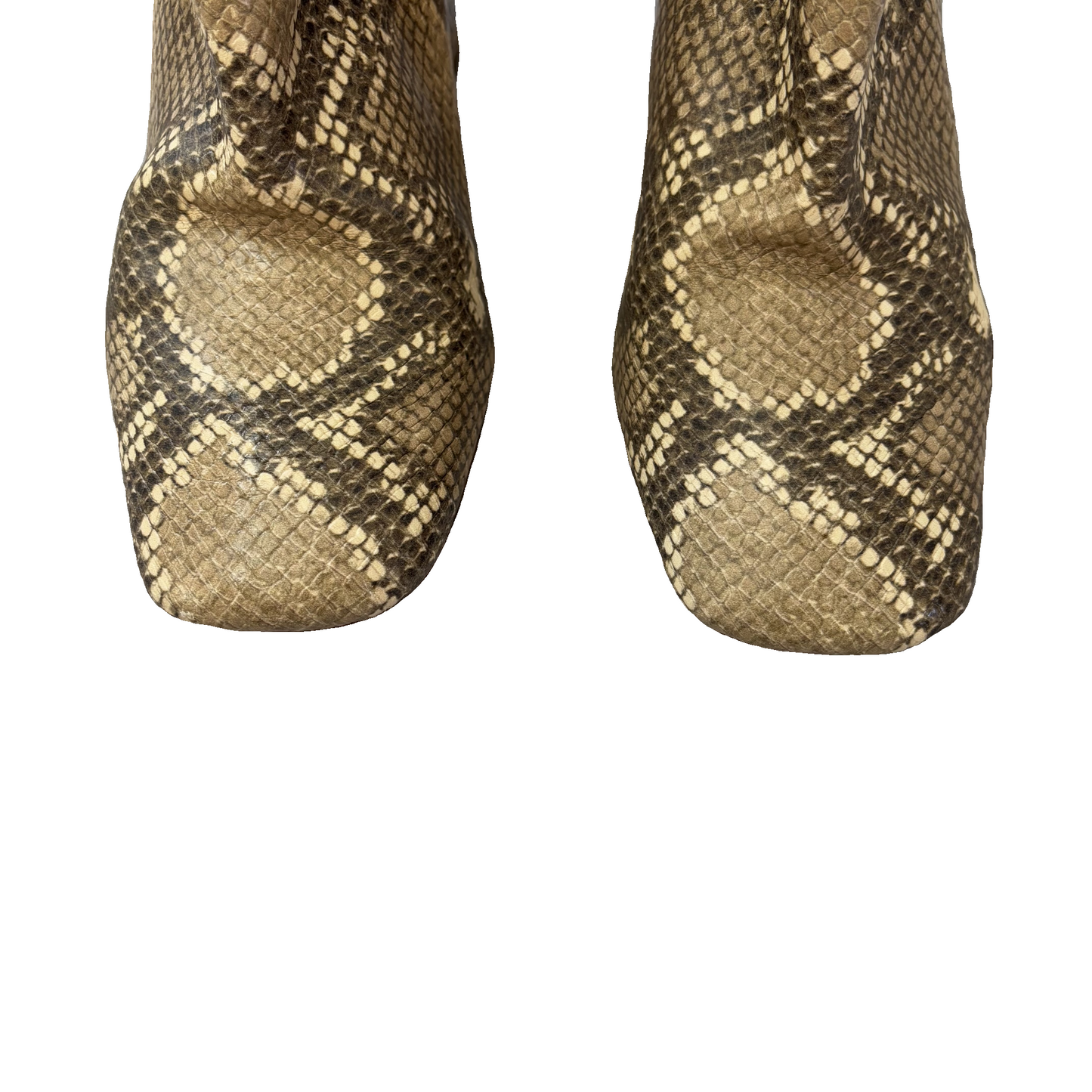 Boots Ankle Heels By Sam Edelman In Snakeskin Print, Size: 6
