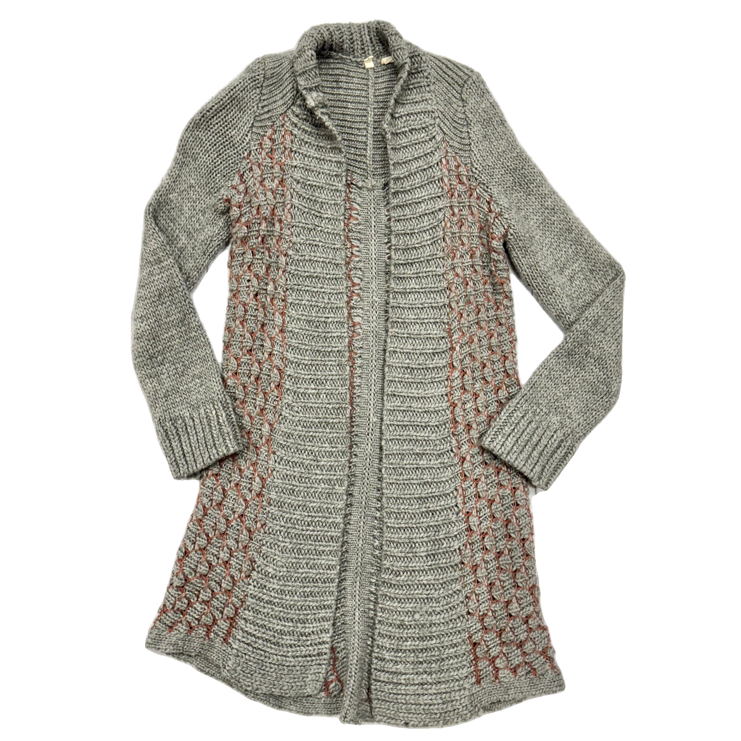 Sweater Cardigan By Moth In Grey, Size: S