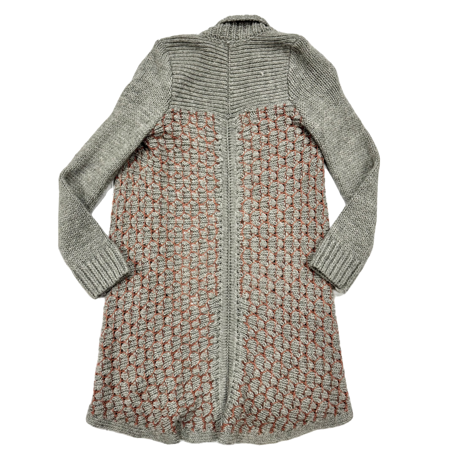 Sweater Cardigan By Moth In Grey, Size: S