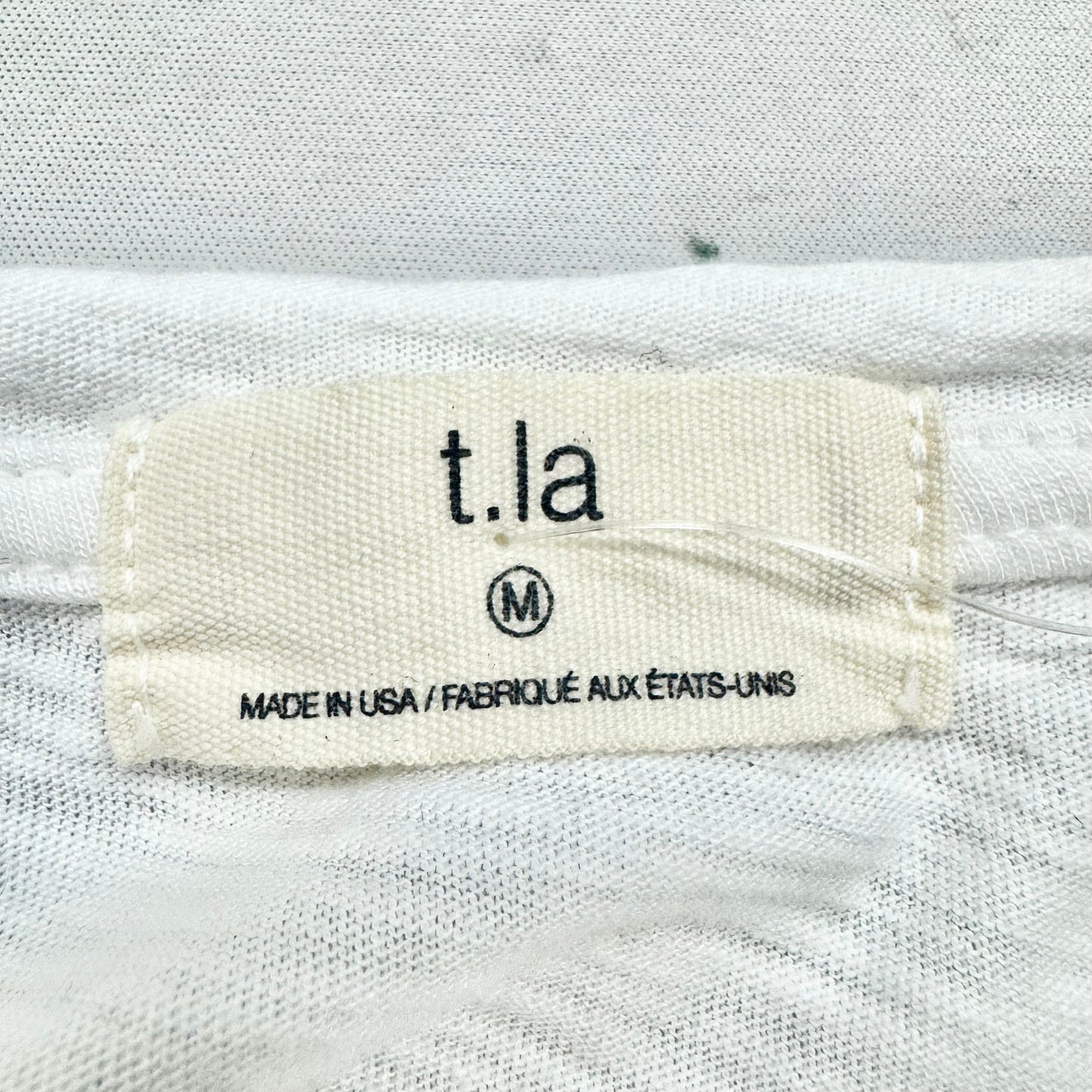 Top Short Sleeve By T.la In White, Size: M