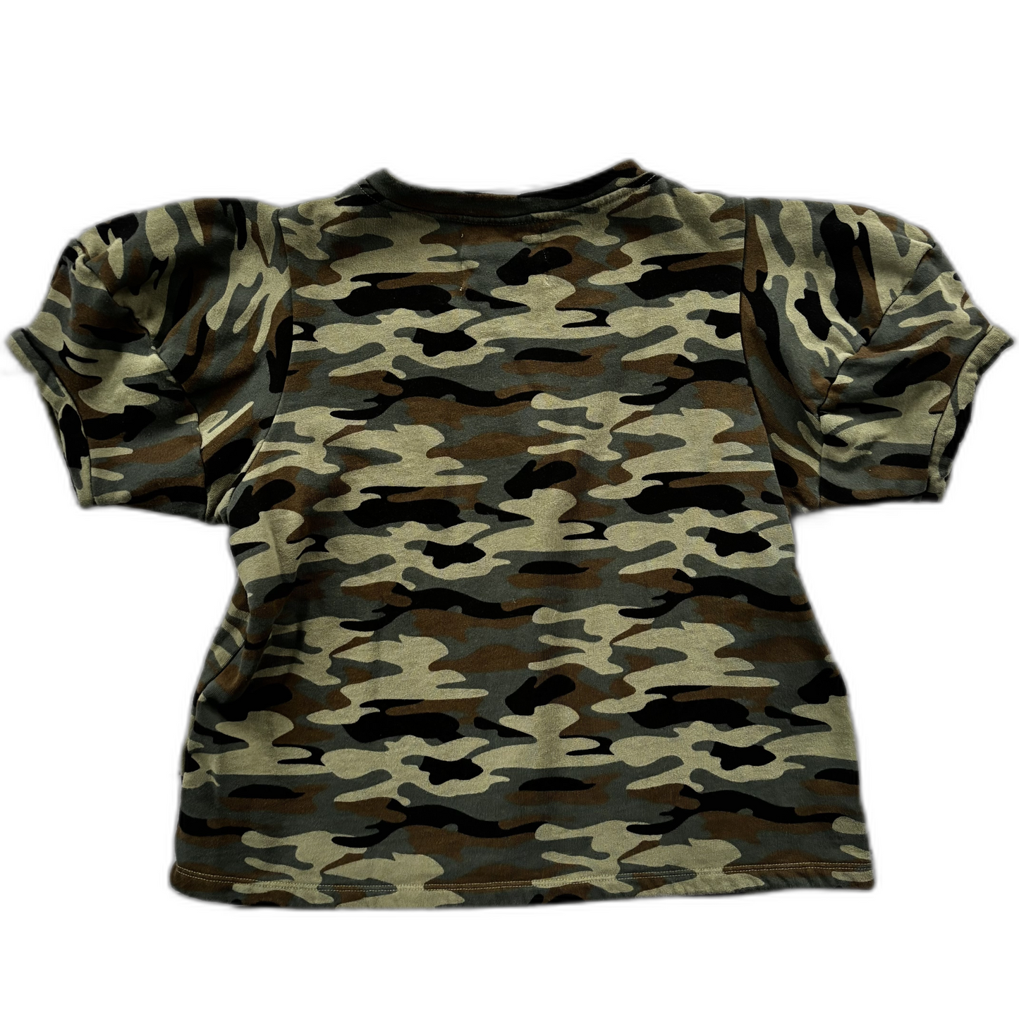 Top Short Sleeve By Velvet In Camouflage Print, Size: Xs