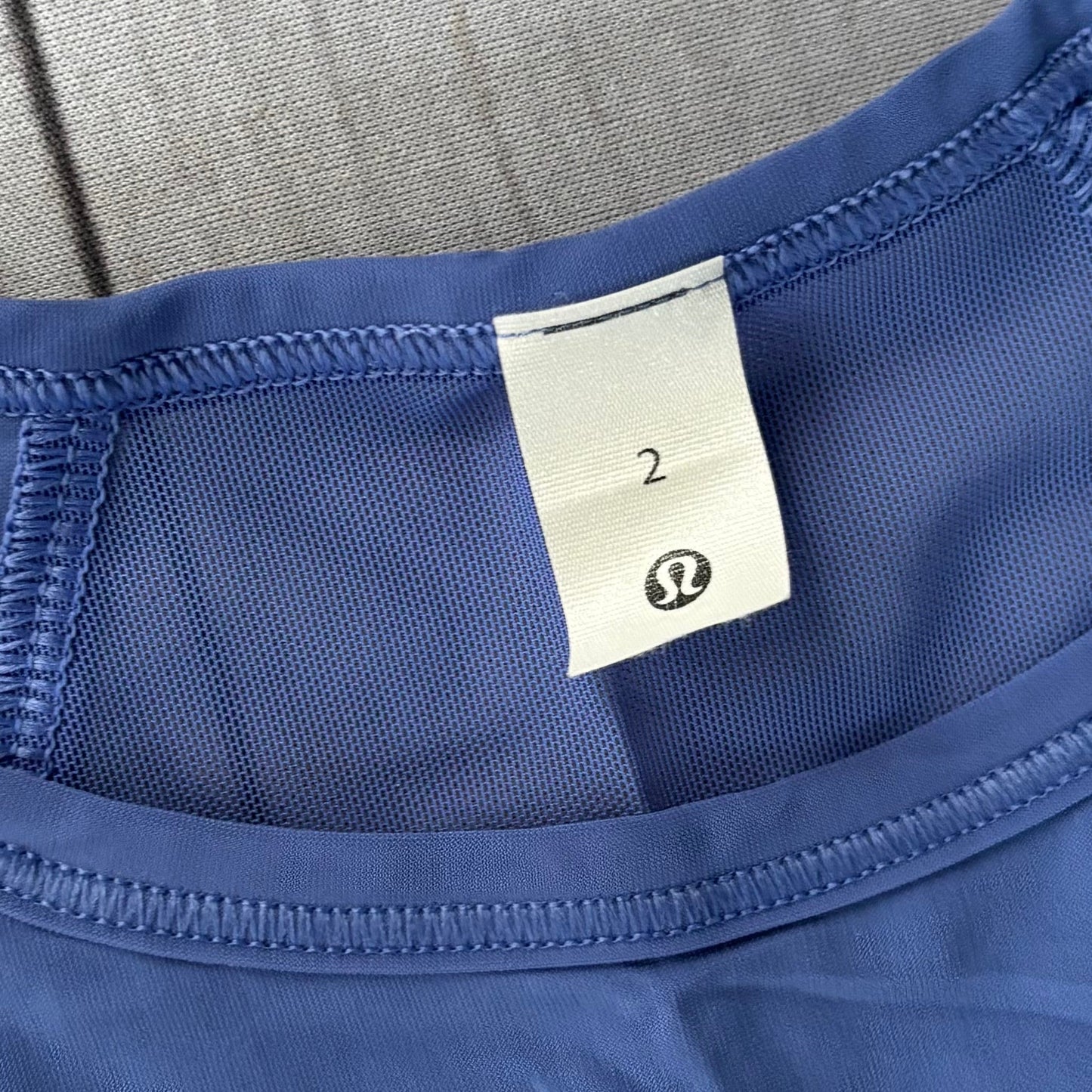 Athletic Tank Top By Lululemon In Blue, Size: 2