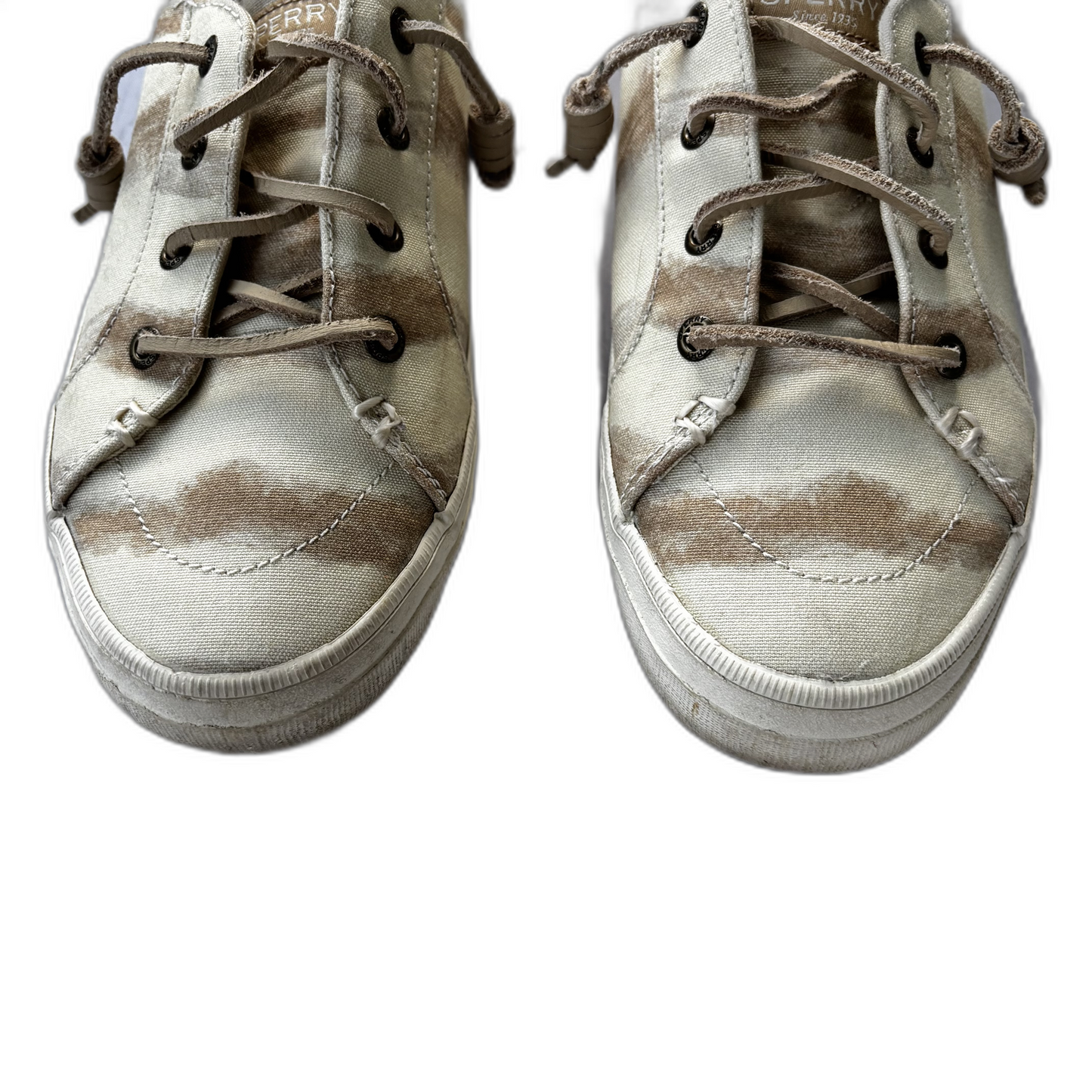 Shoes Sneakers By Sperry In Beige, Size: 8.5