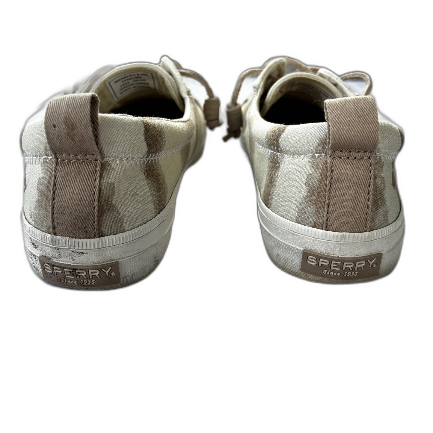 Shoes Sneakers By Sperry In Beige, Size: 8.5