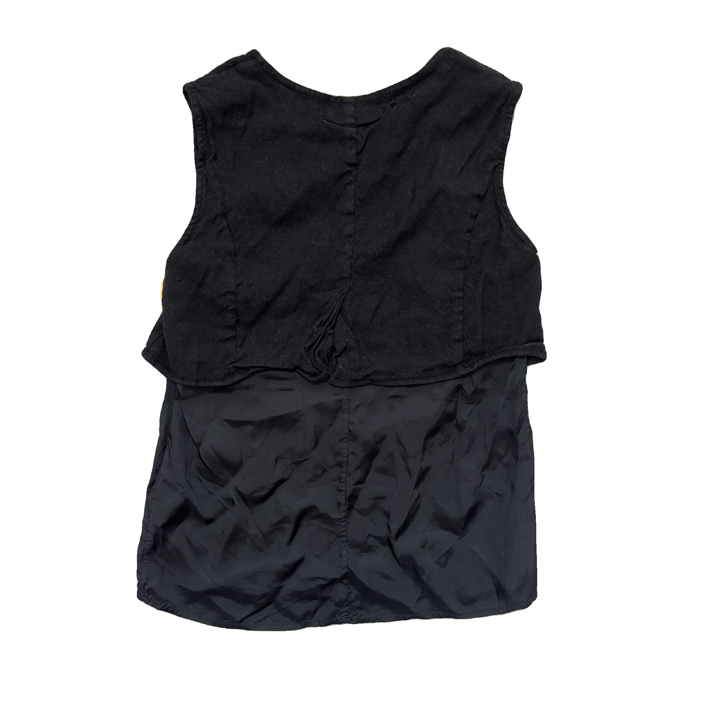 Top Sleeveless Designer By Maison Margiela In Navy, Size: S