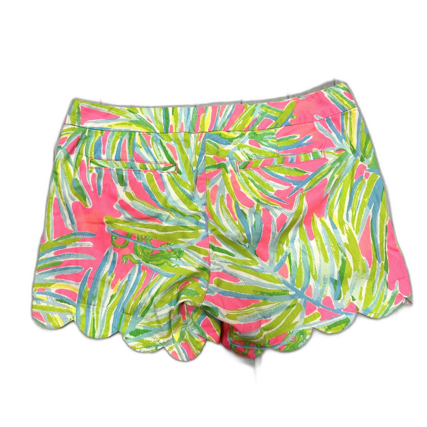 Shorts Designer By Lilly Pulitzer In Green & Pink, Size: 4