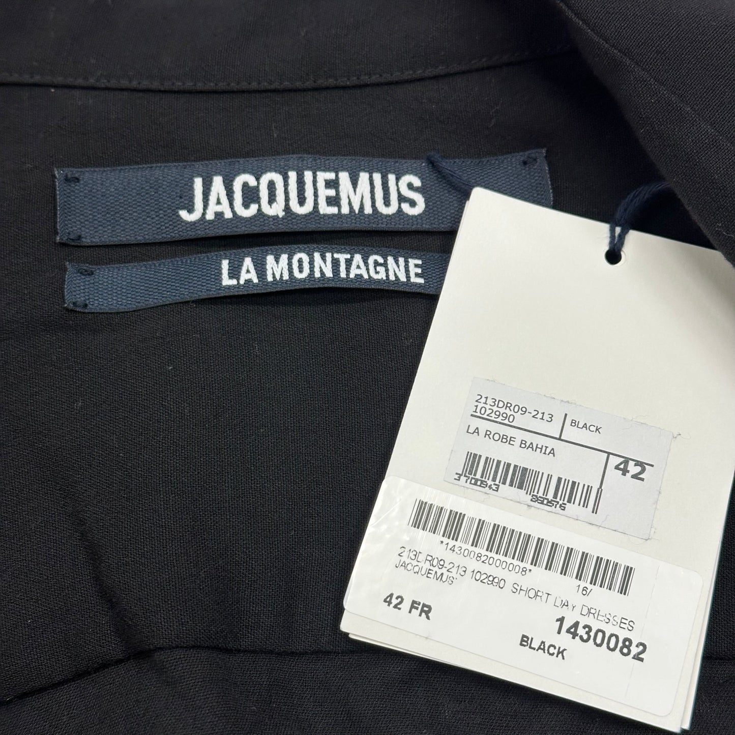 Dress Luxury Designer By Jacquemus In Black, Size: Xl