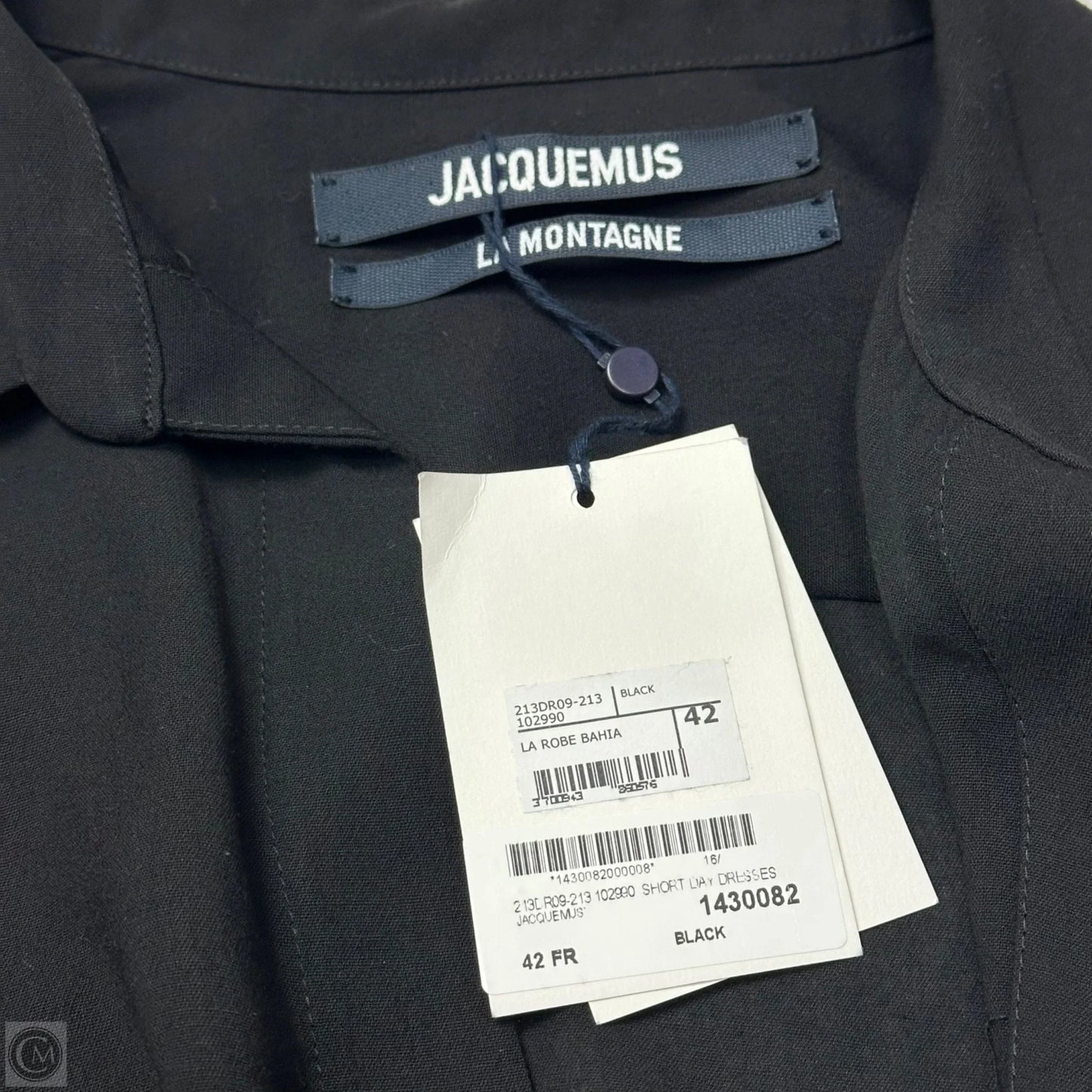 Dress Luxury Designer By Jacquemus In Black, Size: Xl