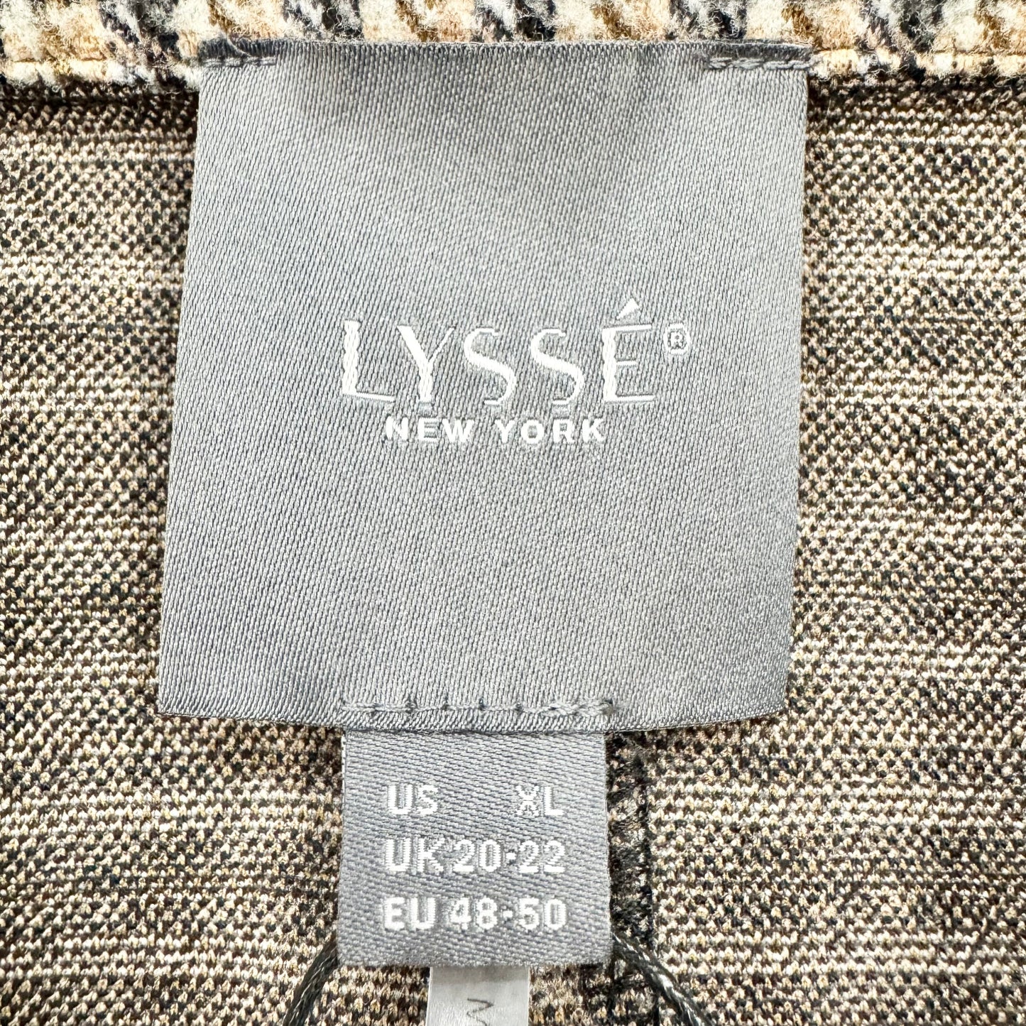 Jacket Shirt By Lysse In Brown, Size: Xl