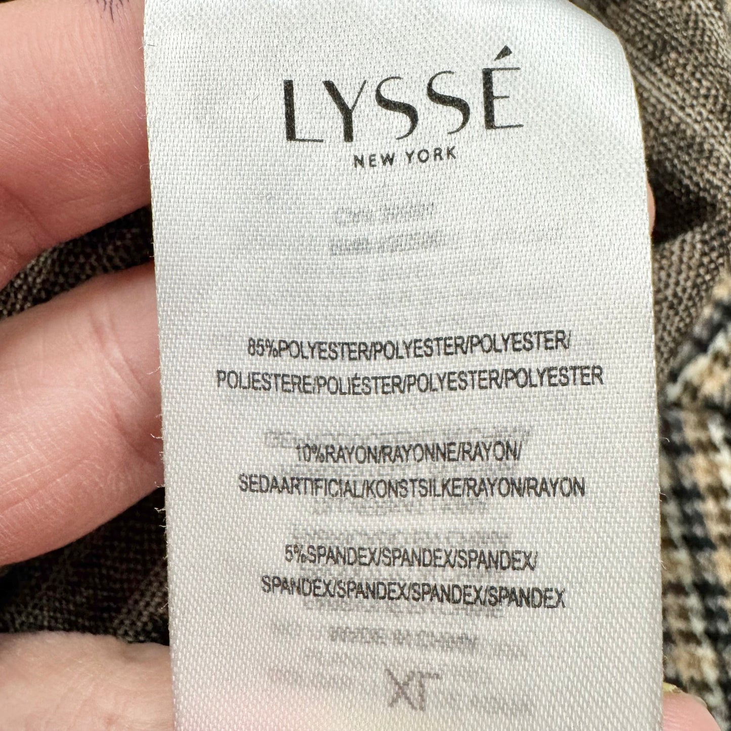 Jacket Shirt By Lysse In Brown, Size: Xl