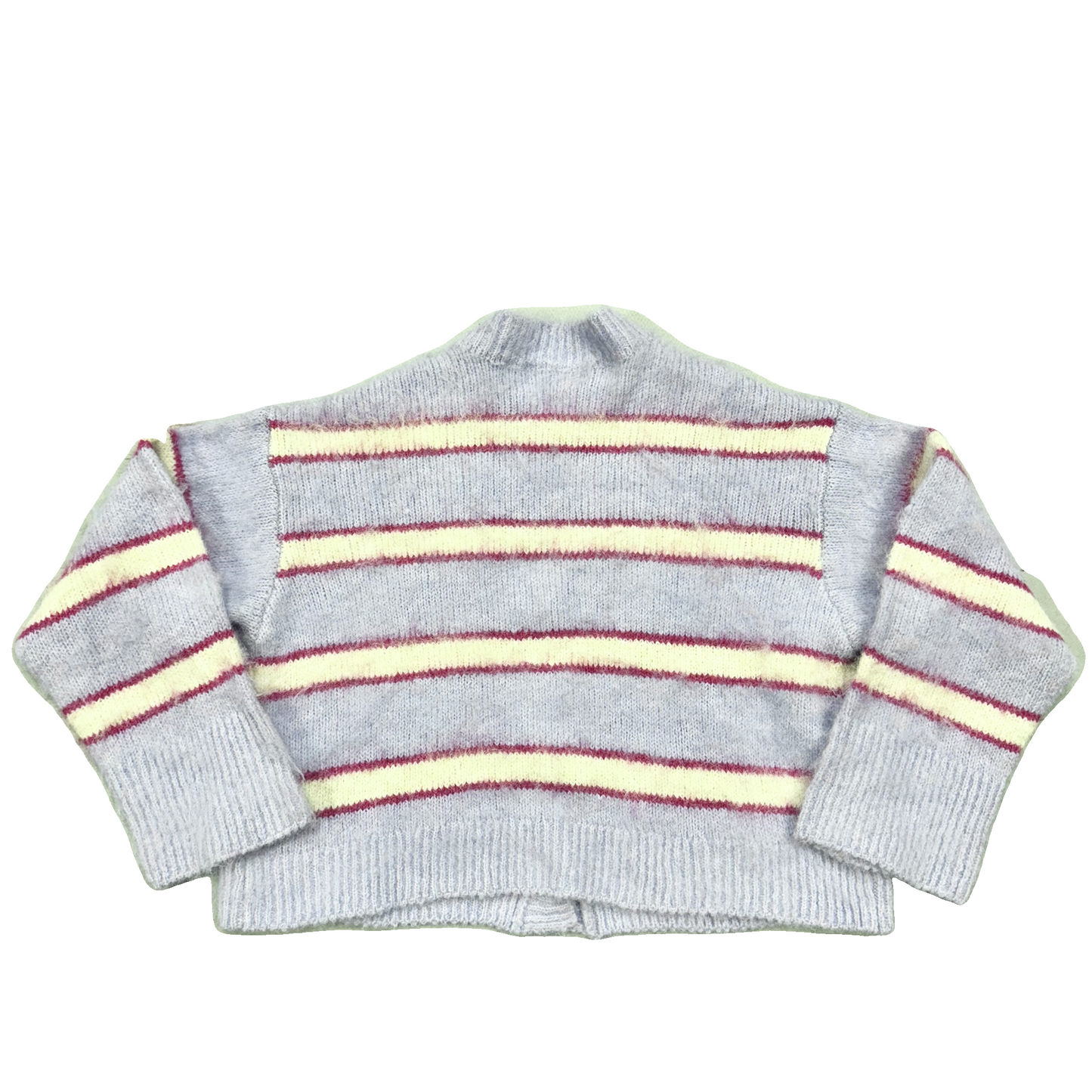 Sweater Cardigan By L Space In Striped Pattern, Size: S