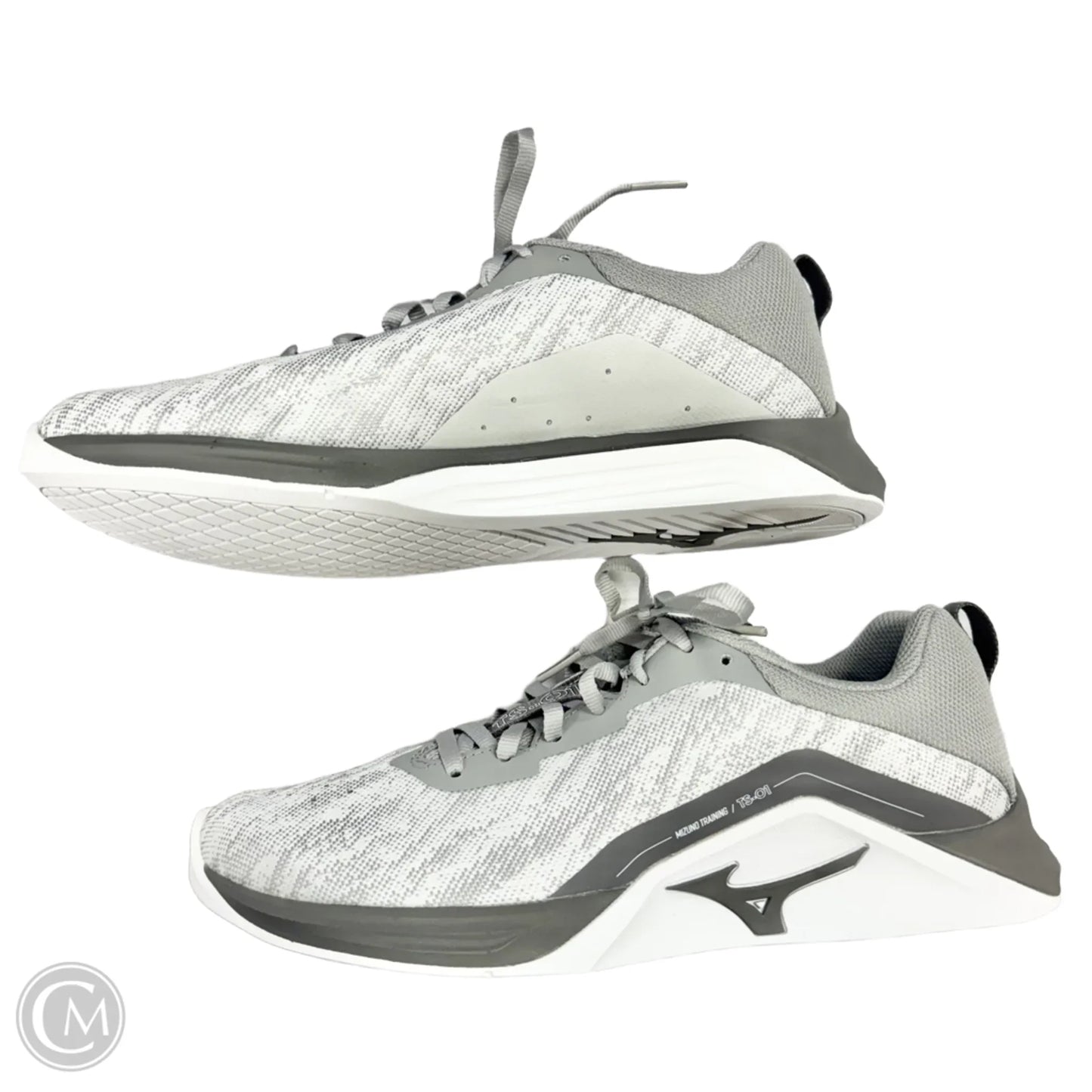 Shoes Athletic By Mizuno In Grey, Size: 10