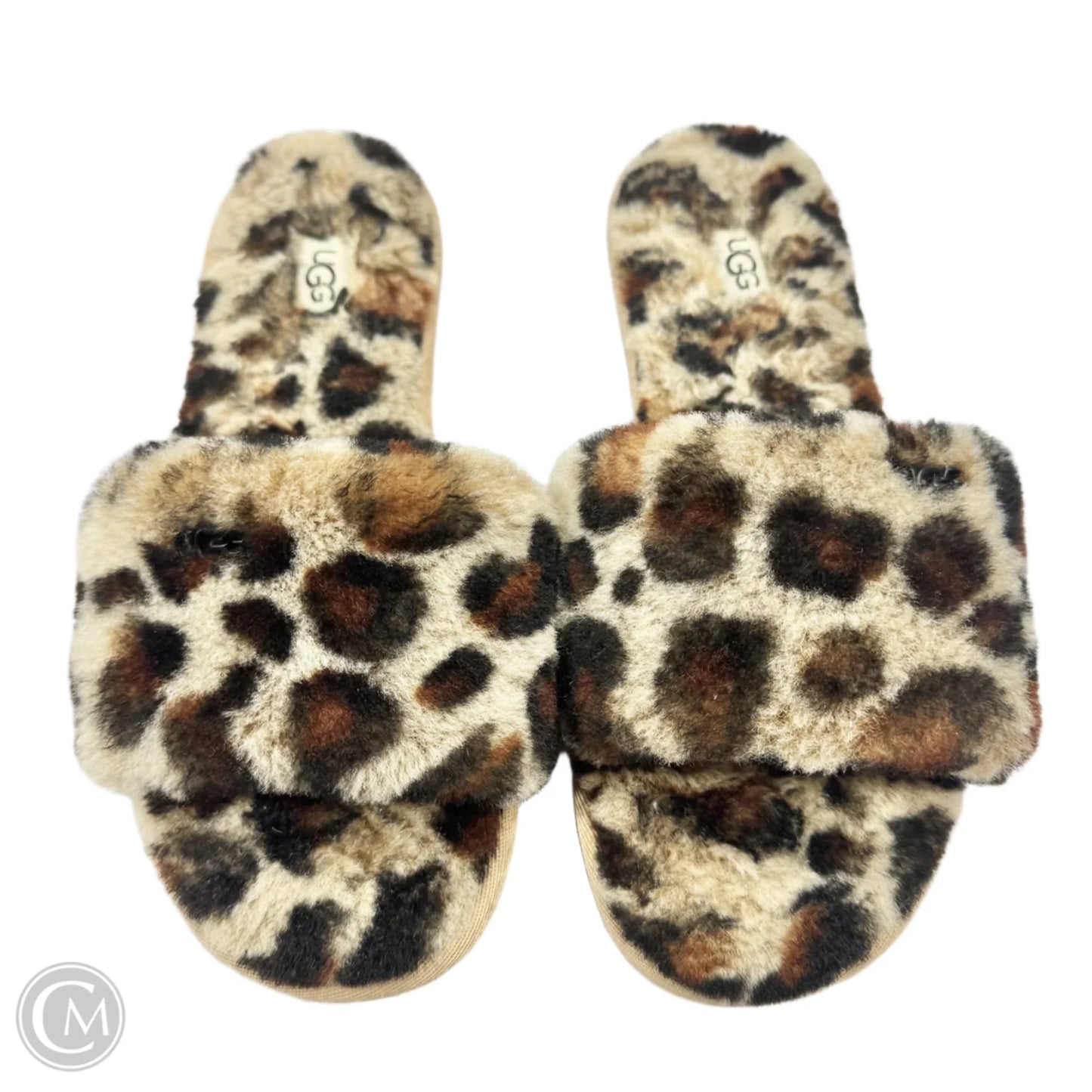 Slippers Designer By Ugg In Animal Print Size: 6