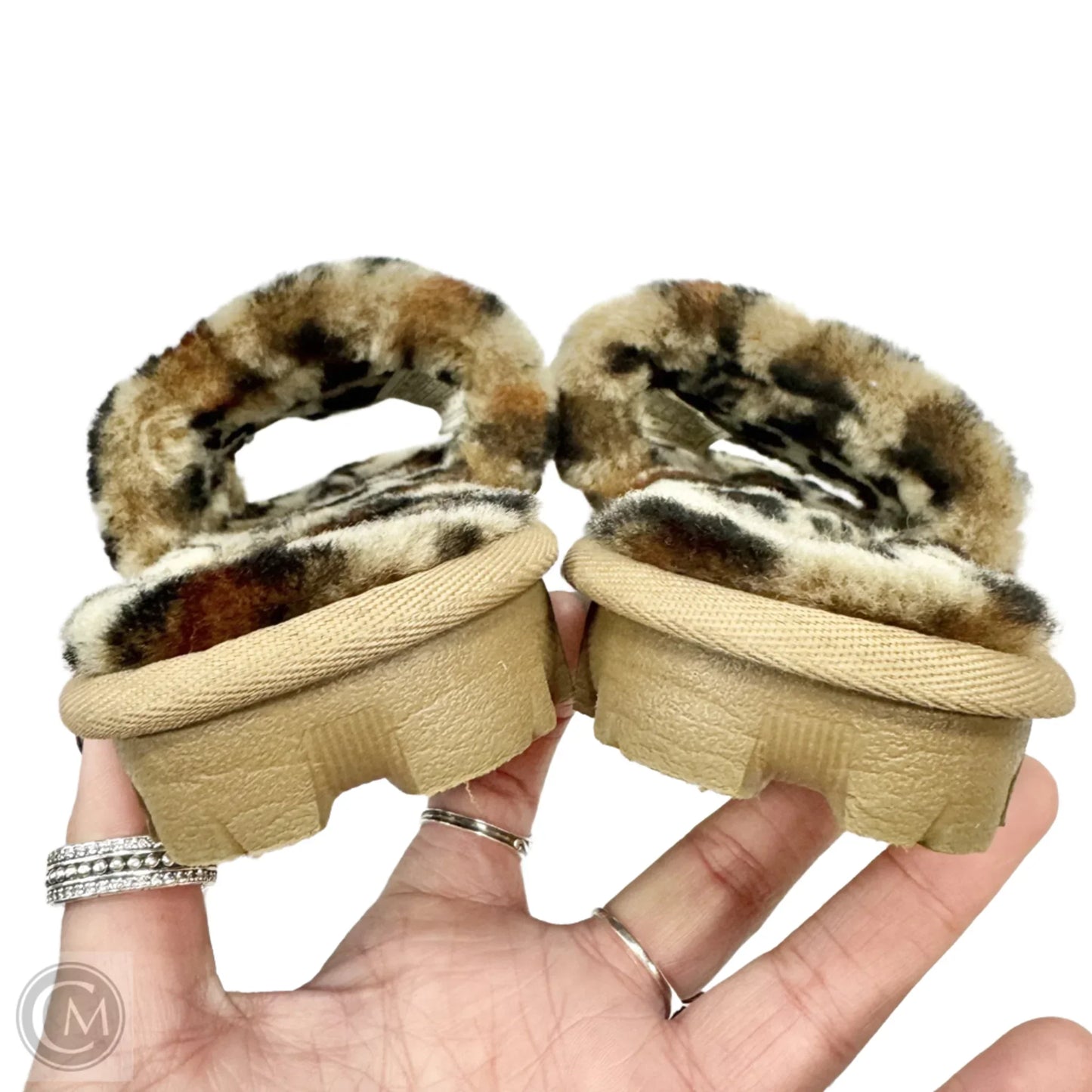 Slippers Designer By Ugg In Animal Print Size: 6